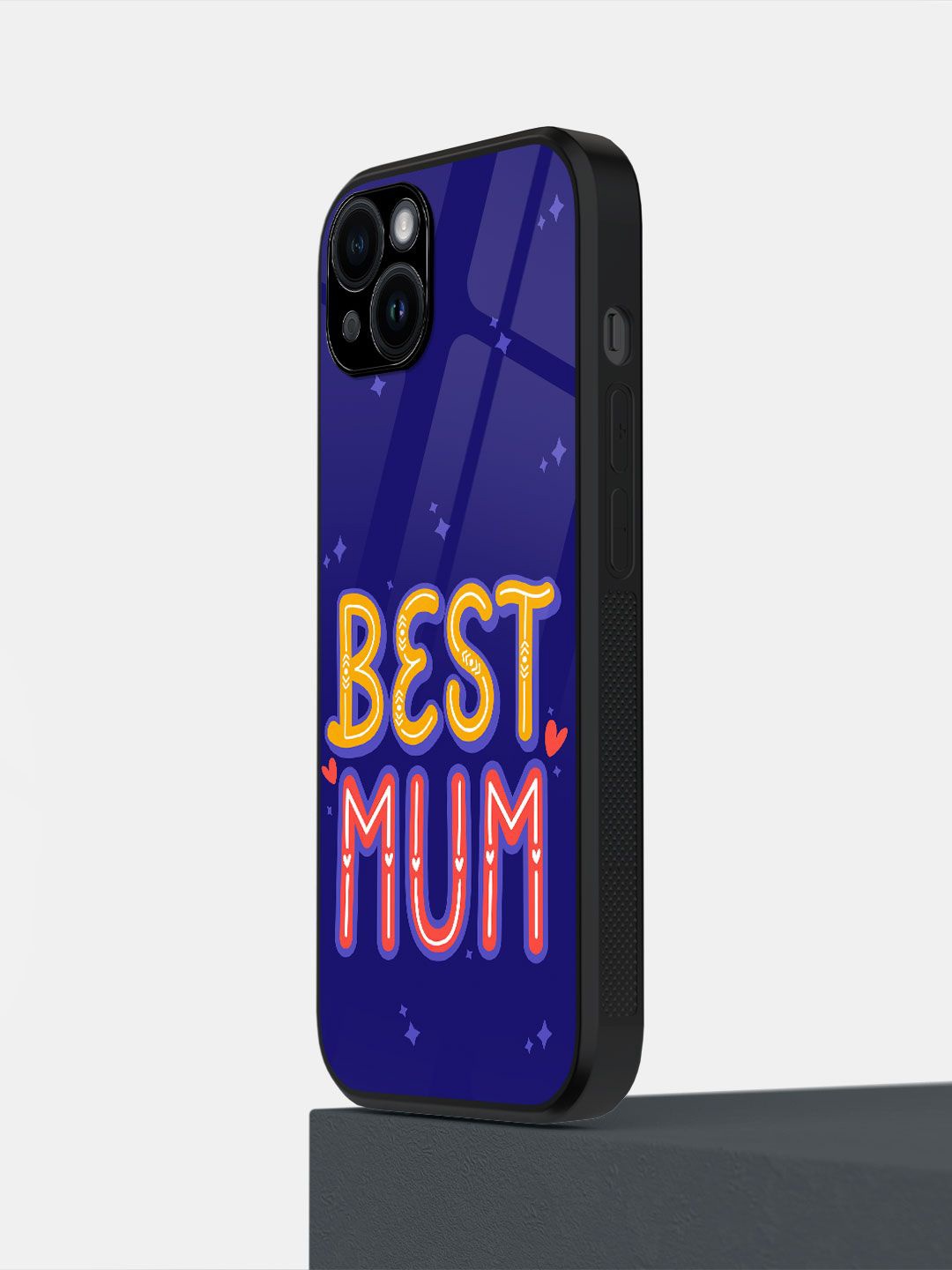 

macmerise Typography Printed iPhone 14 Plus Back Case Mobile Accessories, Blue