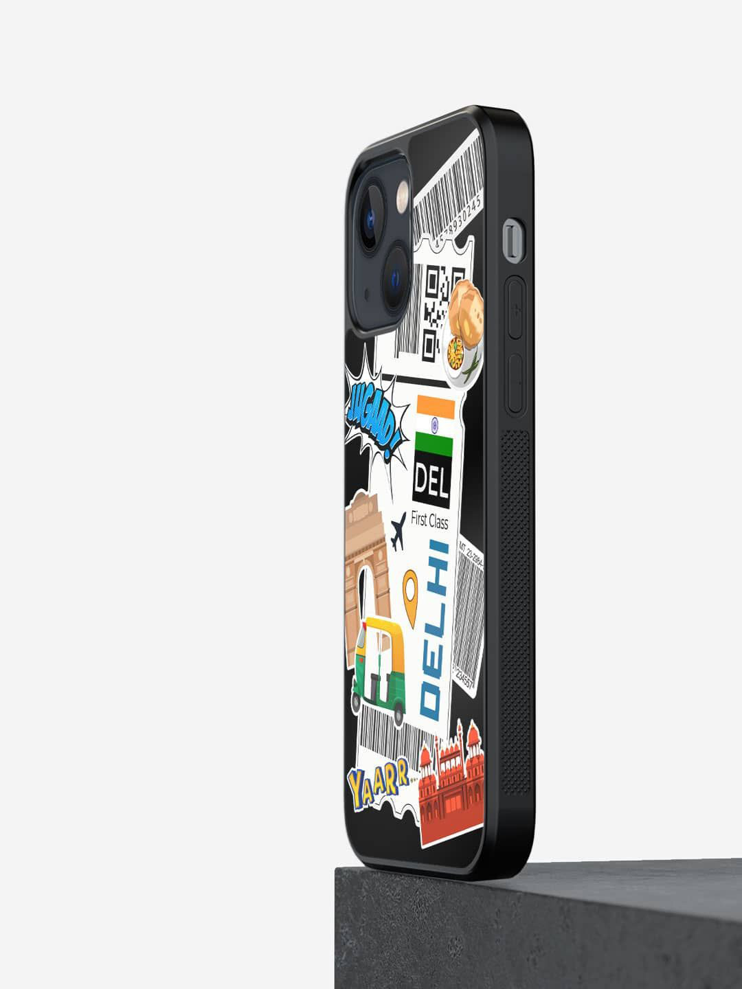 

macmerise Cartoon Characters Printed iPhone 13 Back Case Mobile Accessories, White