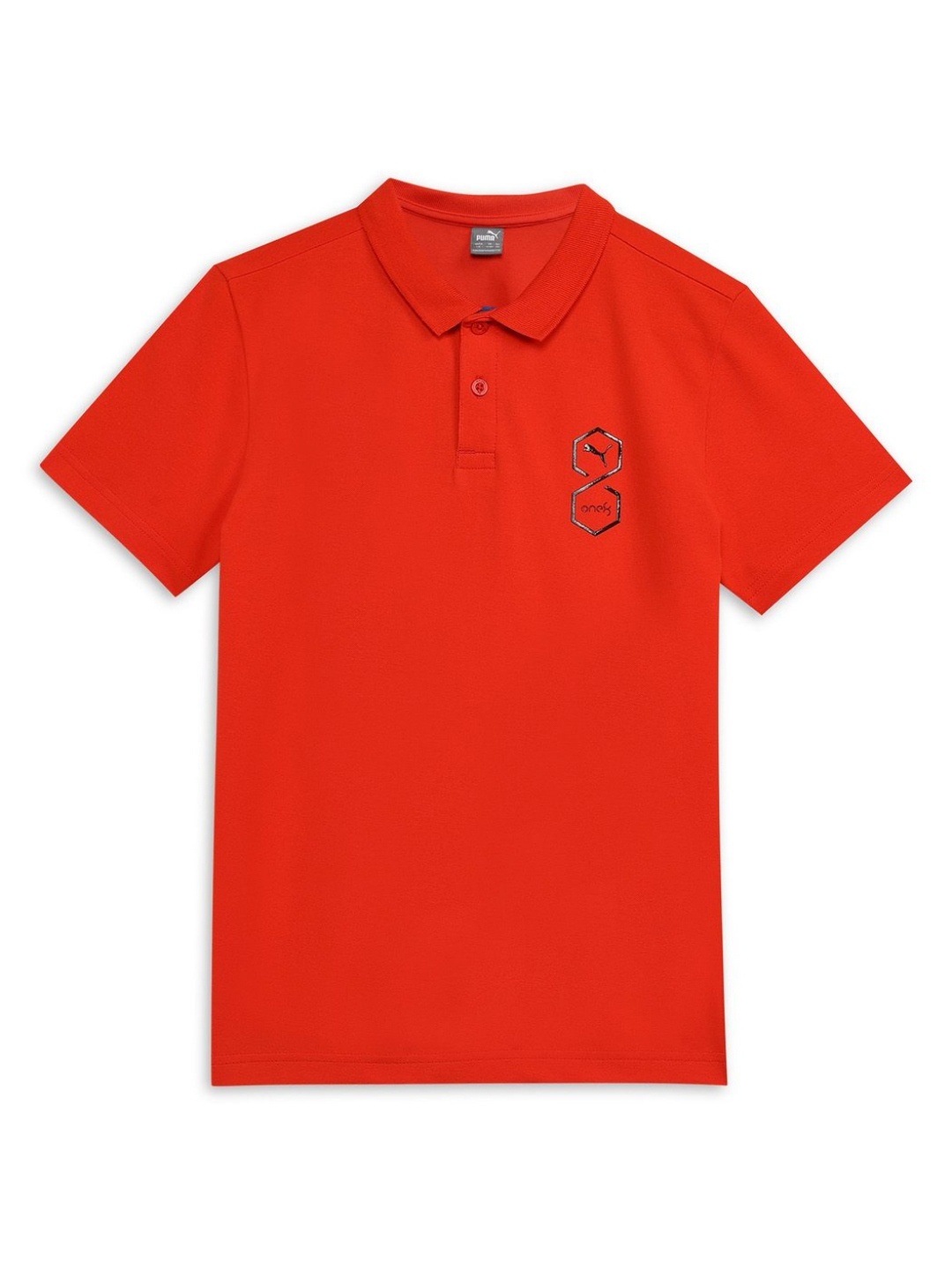 

one8 x PUMA Boys Polo Collar T-shirt, Red