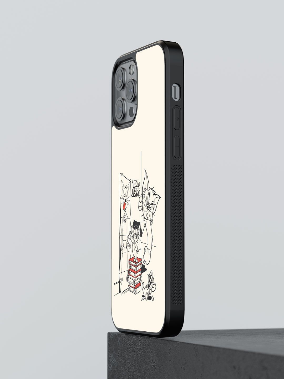

macmerise Quirky Printed iPhone 13 Pro Max Back Case Mobile Accessories, White