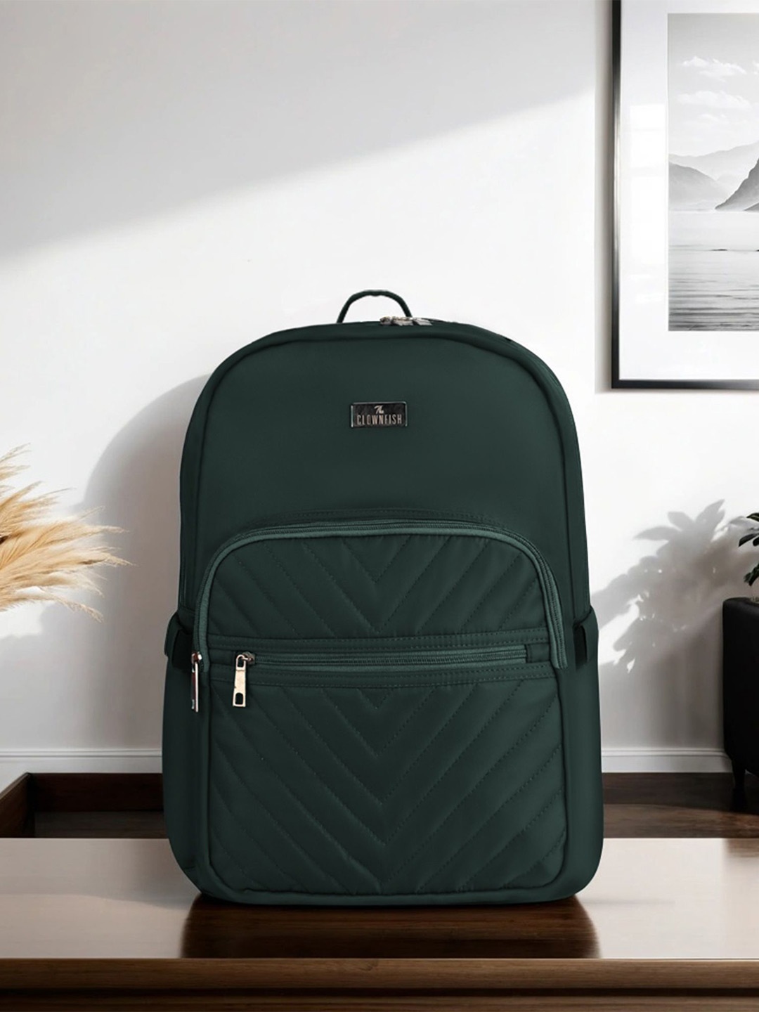 

THE CLOWNFISH Unisex Backpack, Green