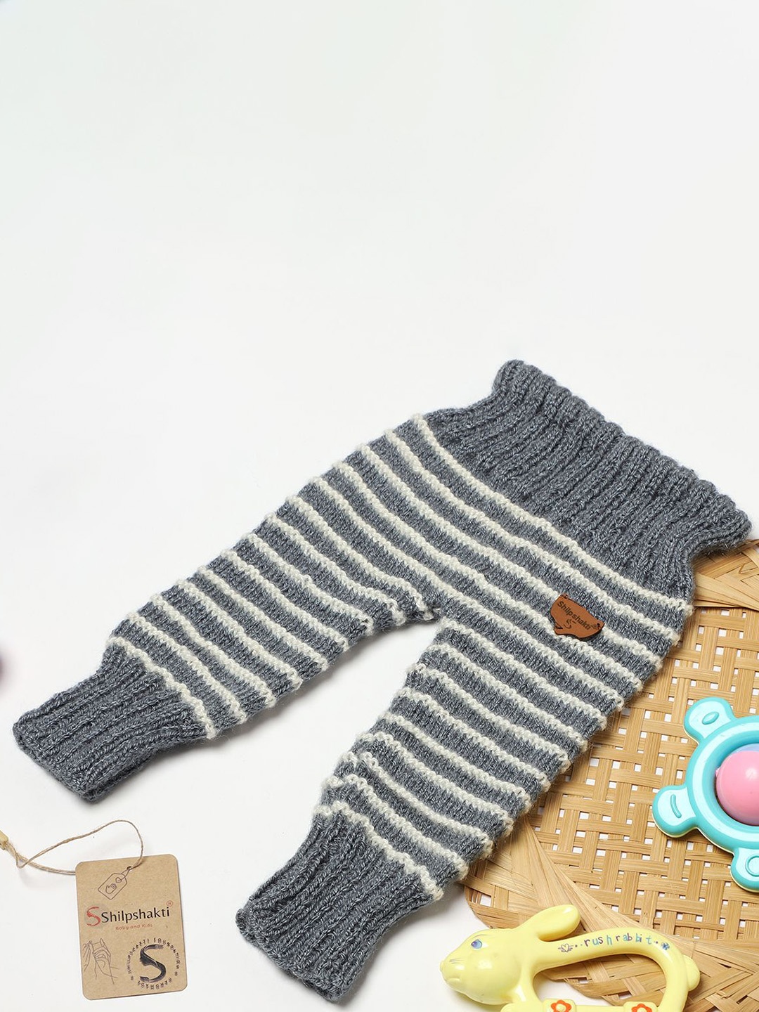 

ShilpShakti Knitted Thermal Bottom, Grey