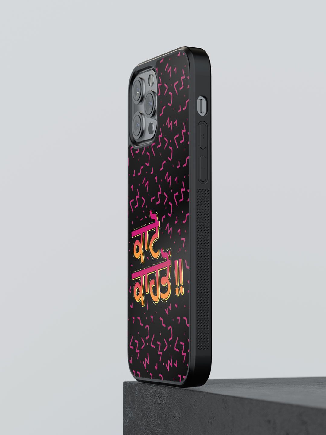 

macmerise Typography Printed iPhone 13 Pro Max Back Case Mobile Accessories, Pink