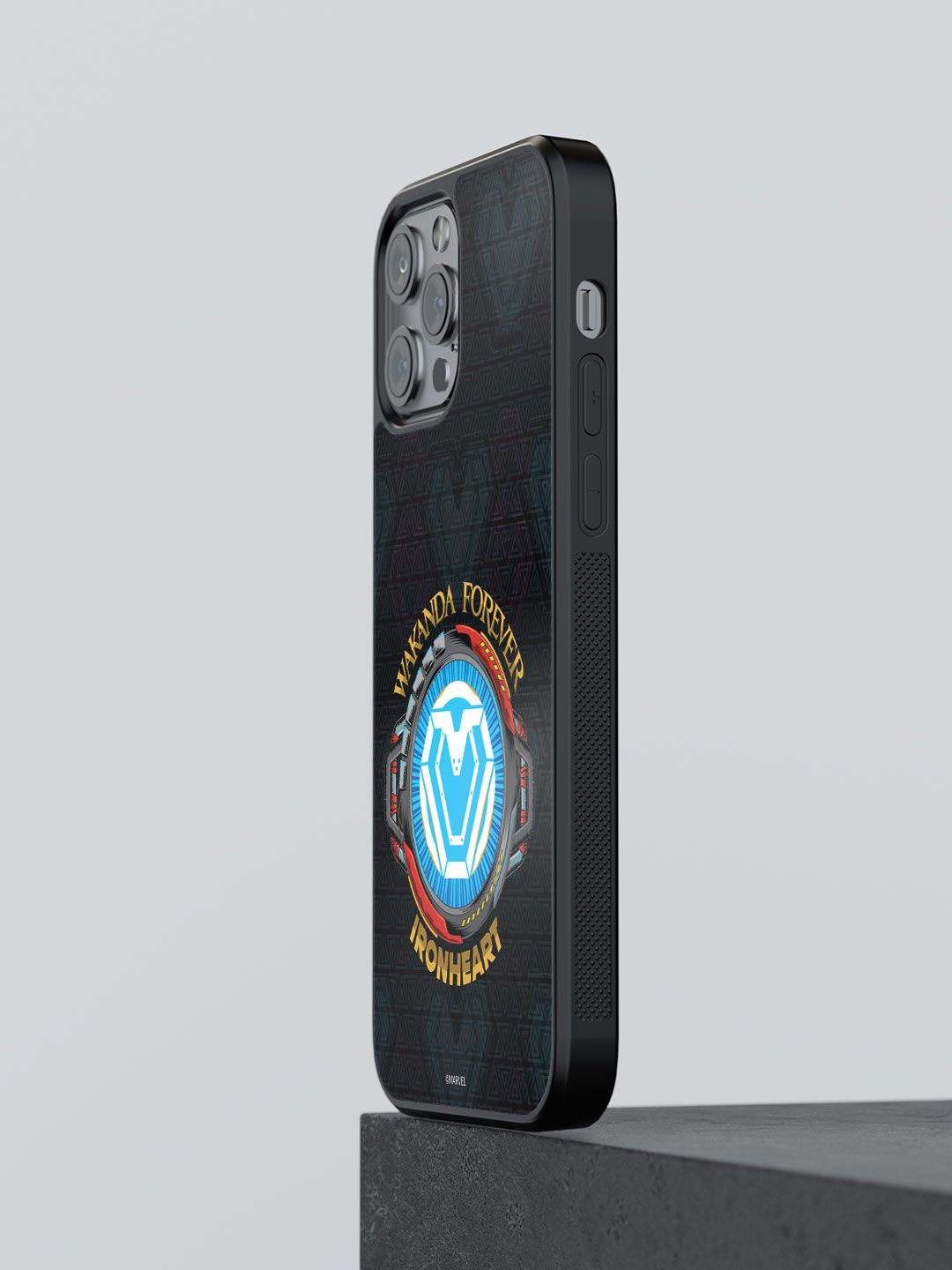 

macmerise Abstract Printed iPhone 13 Pro Max Back Case Mobile Accessories, Black