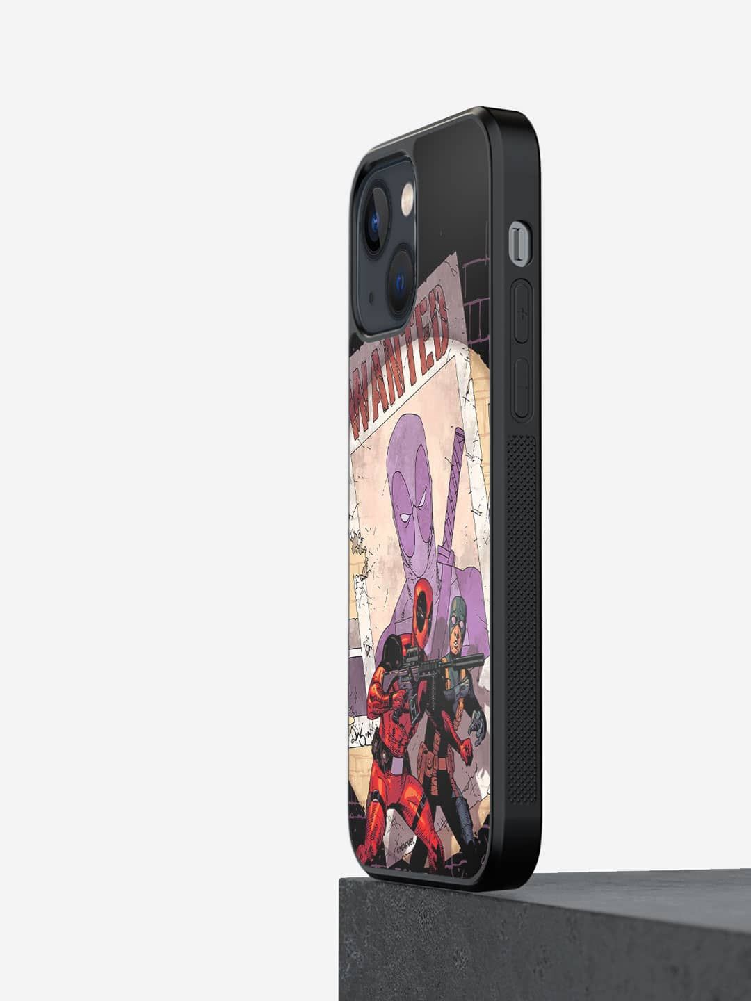 

macmerise Superhero Printed iPhone 13 Back Case Mobile Accessories, Black