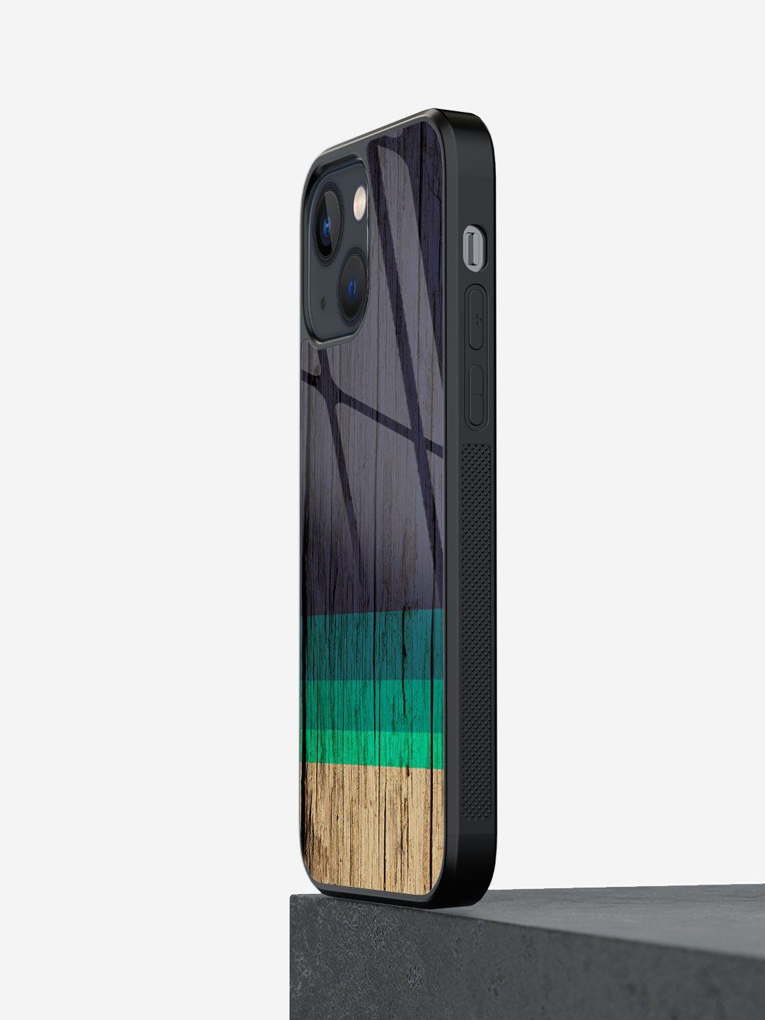 

macmerise Abstract Printed iPhone 13 Back Case Mobile Accessories, Navy blue