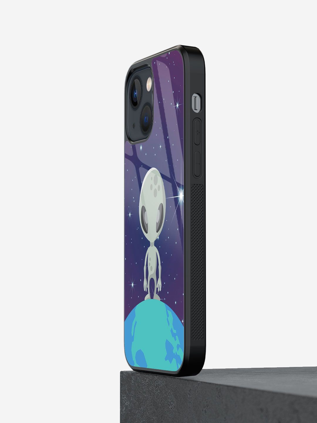 

macmerise Quirky Printed iPhone 13 Mini Back Case Mobile Accessories, Purple