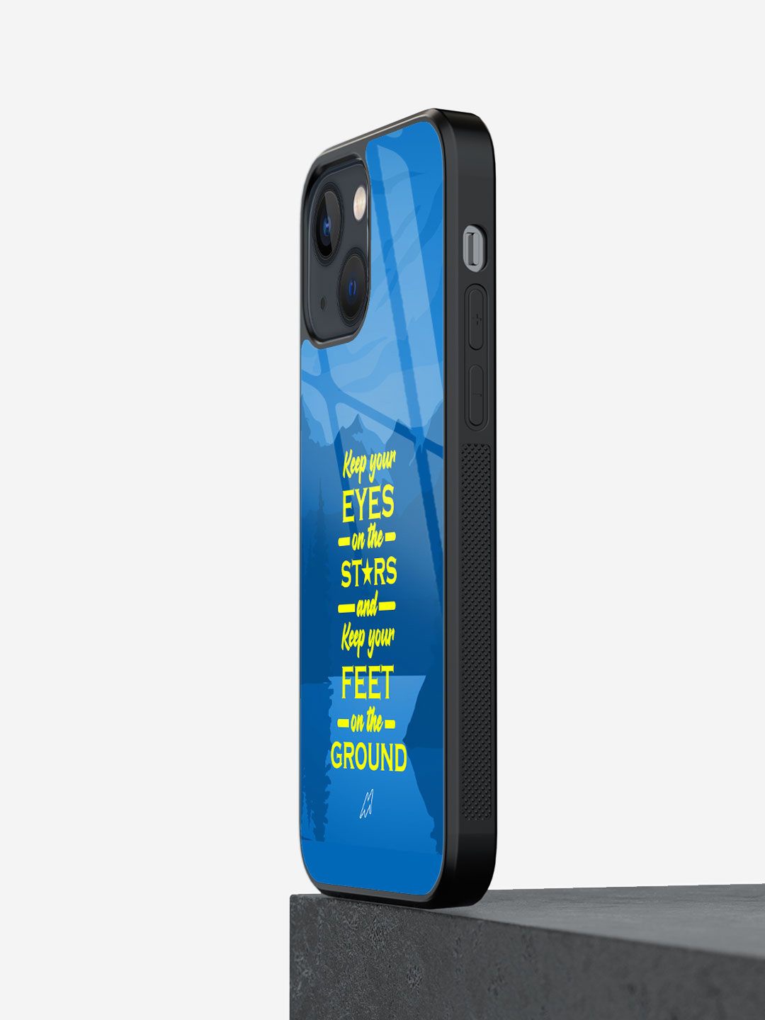 

macmerise Typography Printed iPhone 13 Back Case Mobile Accessories, Blue