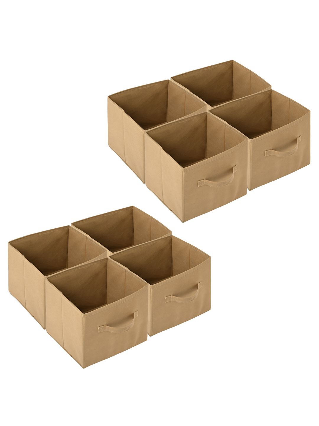 

Kuber Industries Beige 8 Pieces Drawer Organisers