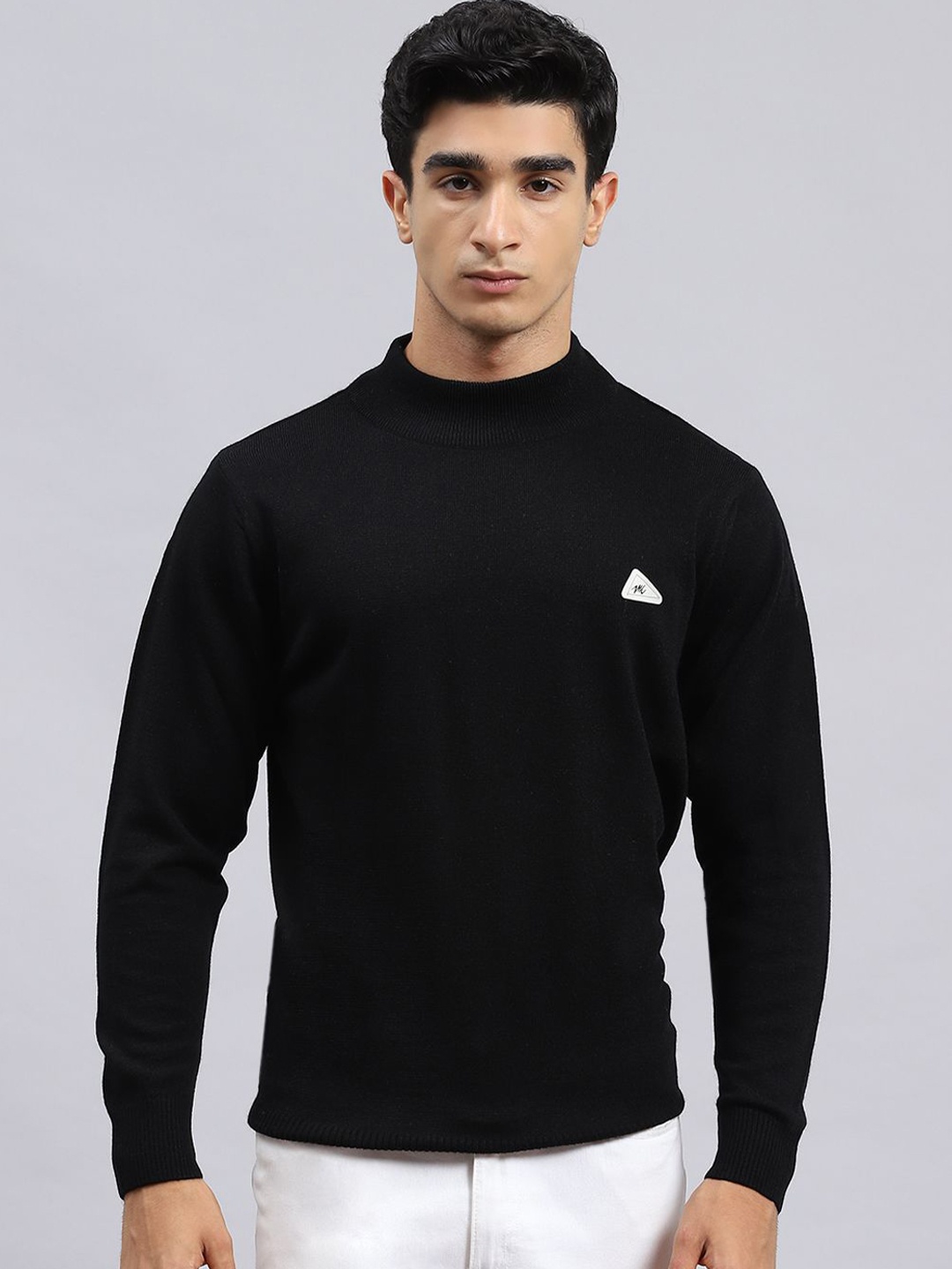 

Monte Carlo Men Woollen Pullover, Black