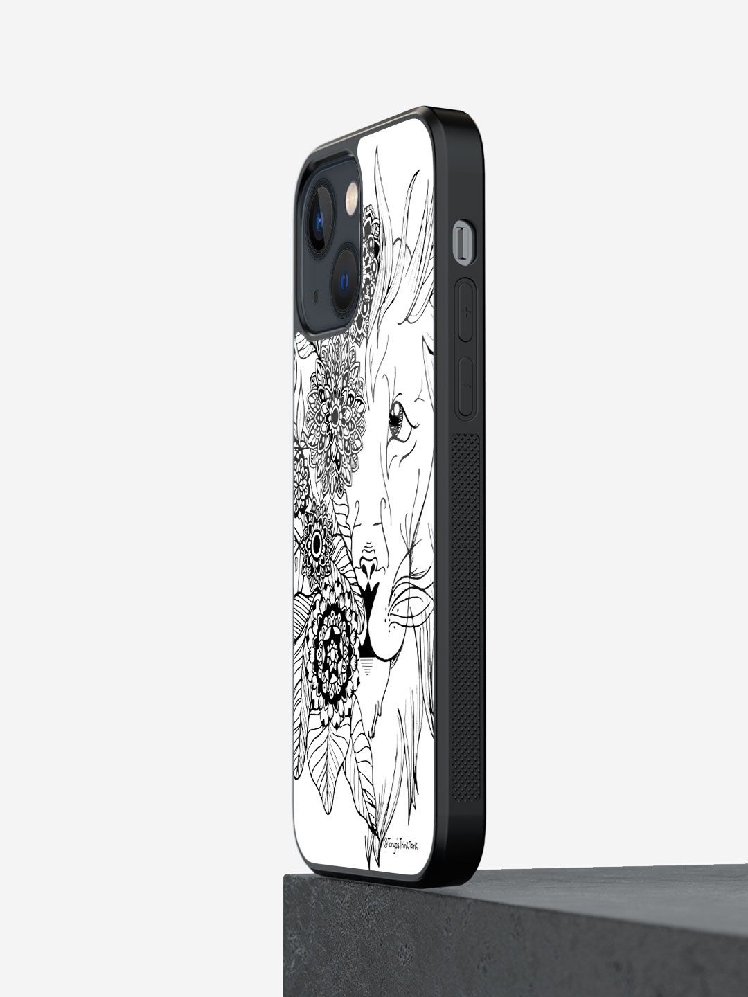 

macmerise Floral Printed iPhone 13 Mini Back Case Mobile Accessories, White