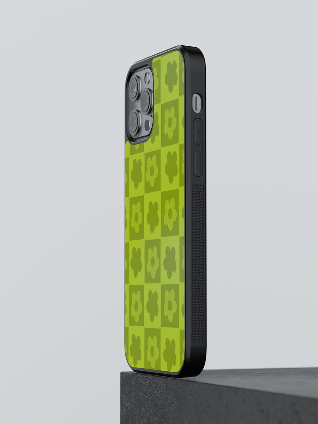 

macmerise Floral Printed iPhone 13 Pro Max Back Case Mobile Accessories, Green