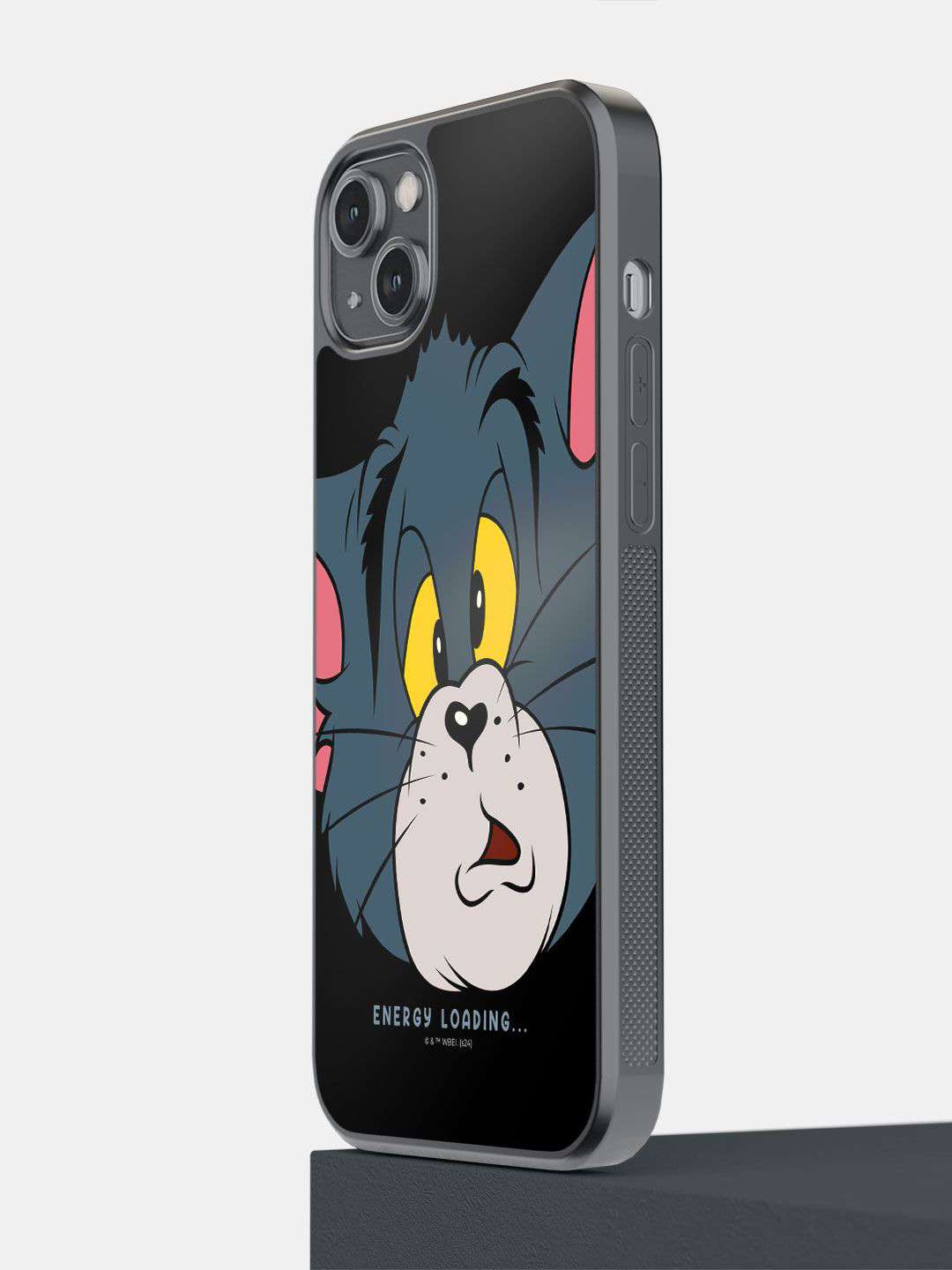 

macmerise Cartoon Characters Printed iPhone 14 Plus Back Case Mobile Accessories, Black
