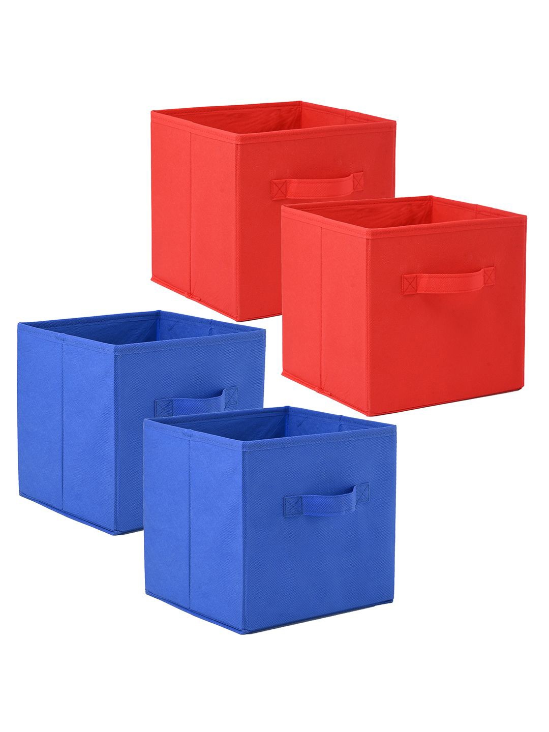 

Kuber Industries Red & Blue 4 Pieces Multi-Utility Organisers