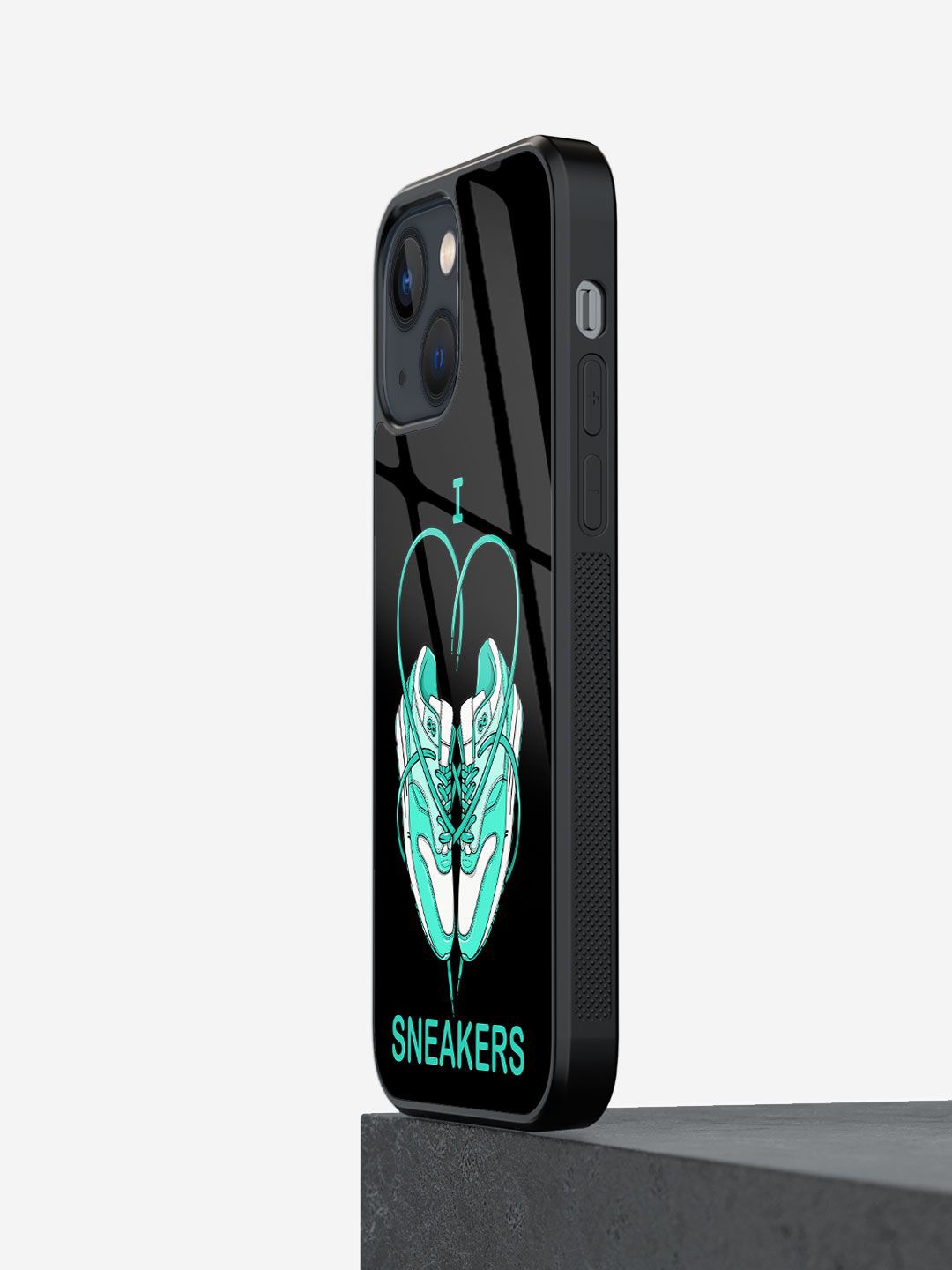 

macmerise Typography Printed iPhone 13 Back Case Mobile Accessories, Black