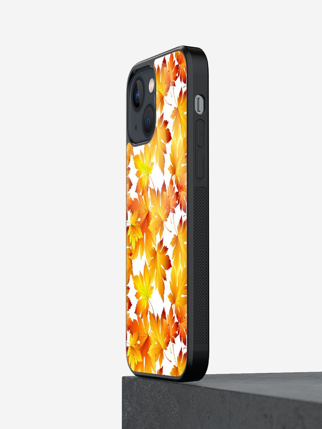 

macmerise Floral Printed iPhone 13 Back Case Mobile Accessories, Yellow