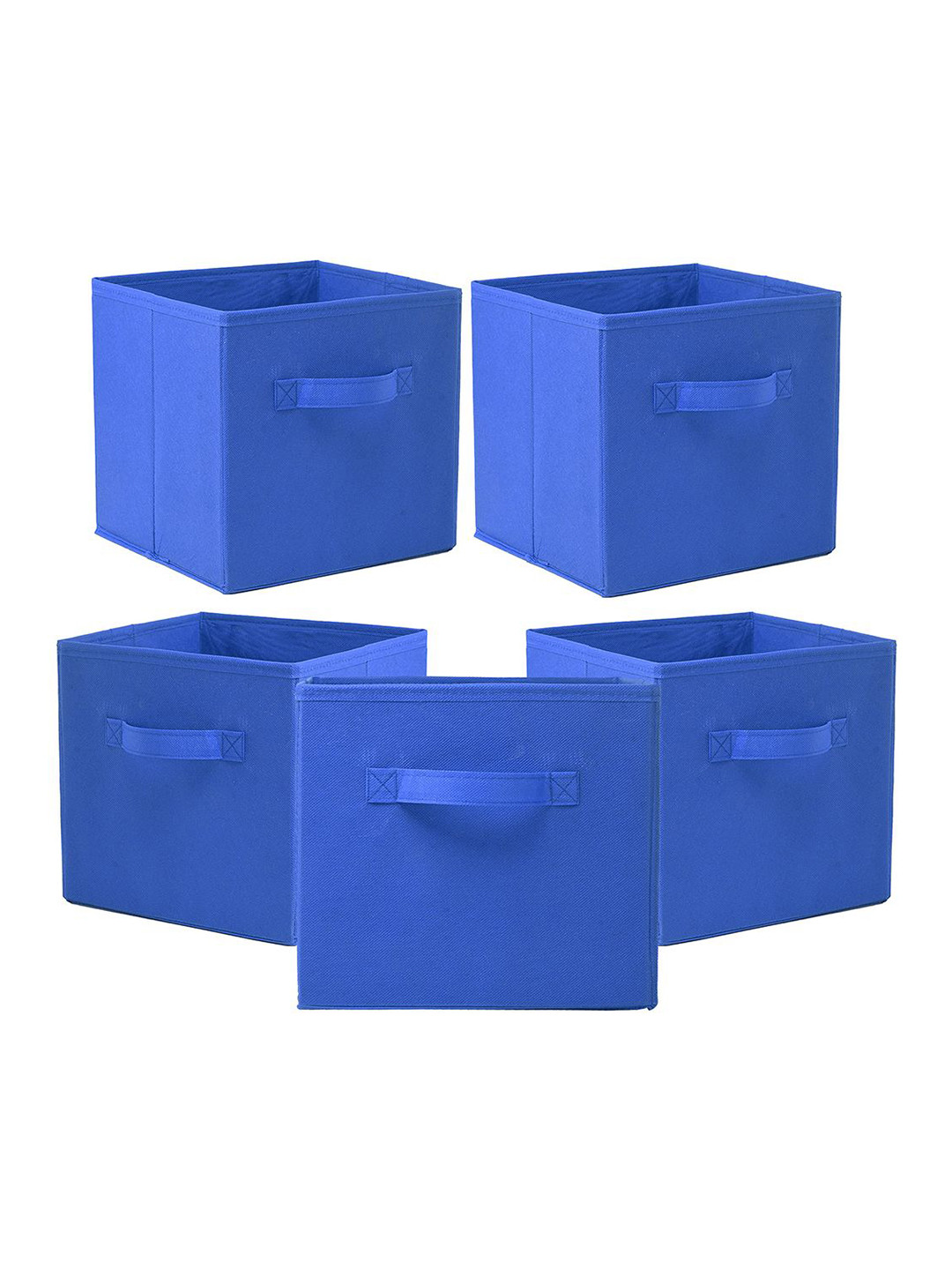 

Kuber Industries Blue 5 Pieces Drawer Organisers