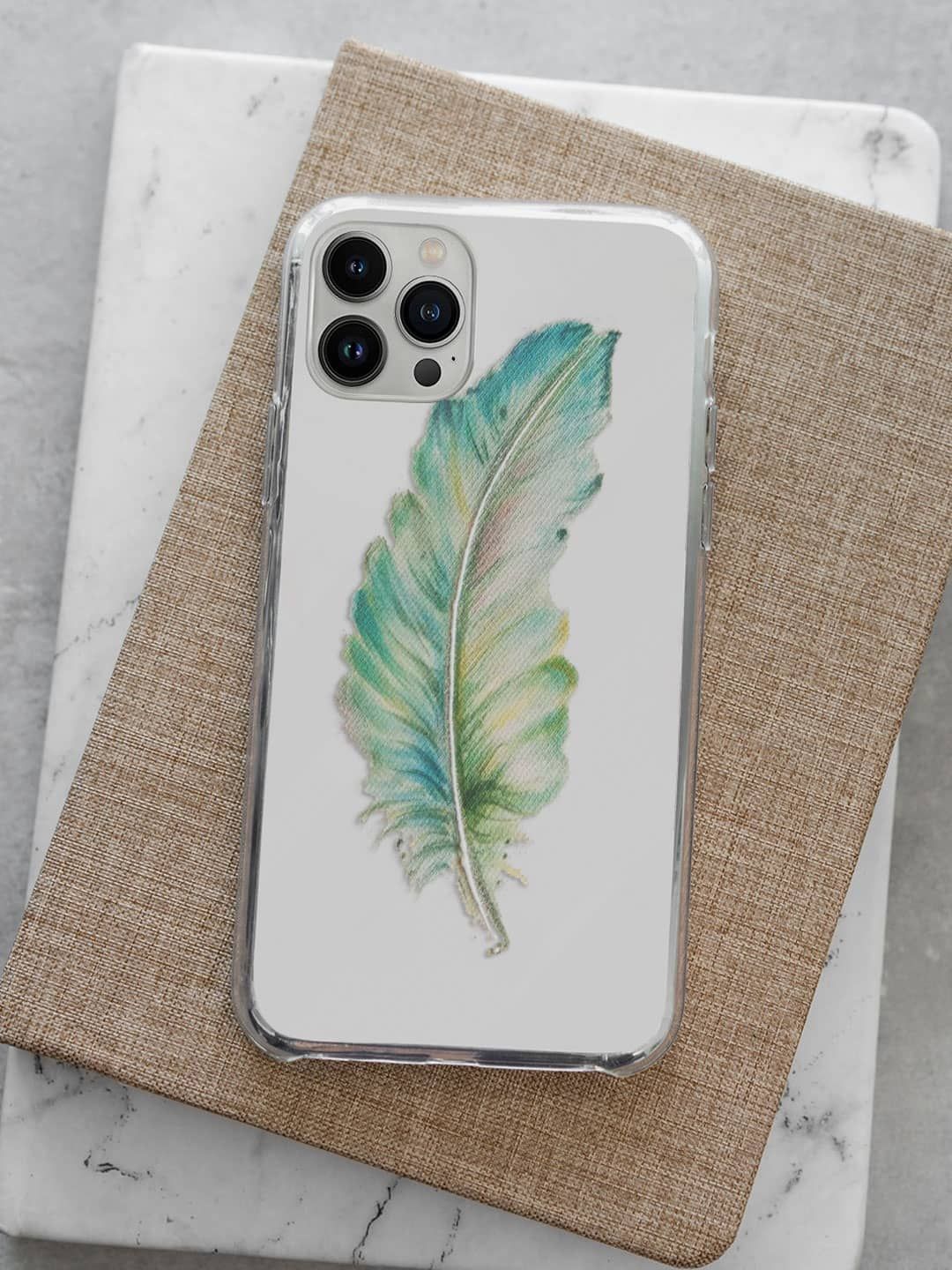 

macmerise Abstract Printed iPhone 13 Pro Back Case Mobile Accessories, Transparent