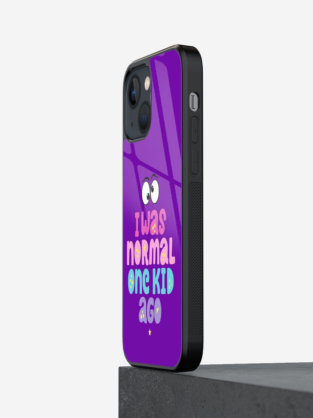 

macmerise Typography Printed iPhone 13 Mini Back Case Mobile Accessories, Purple
