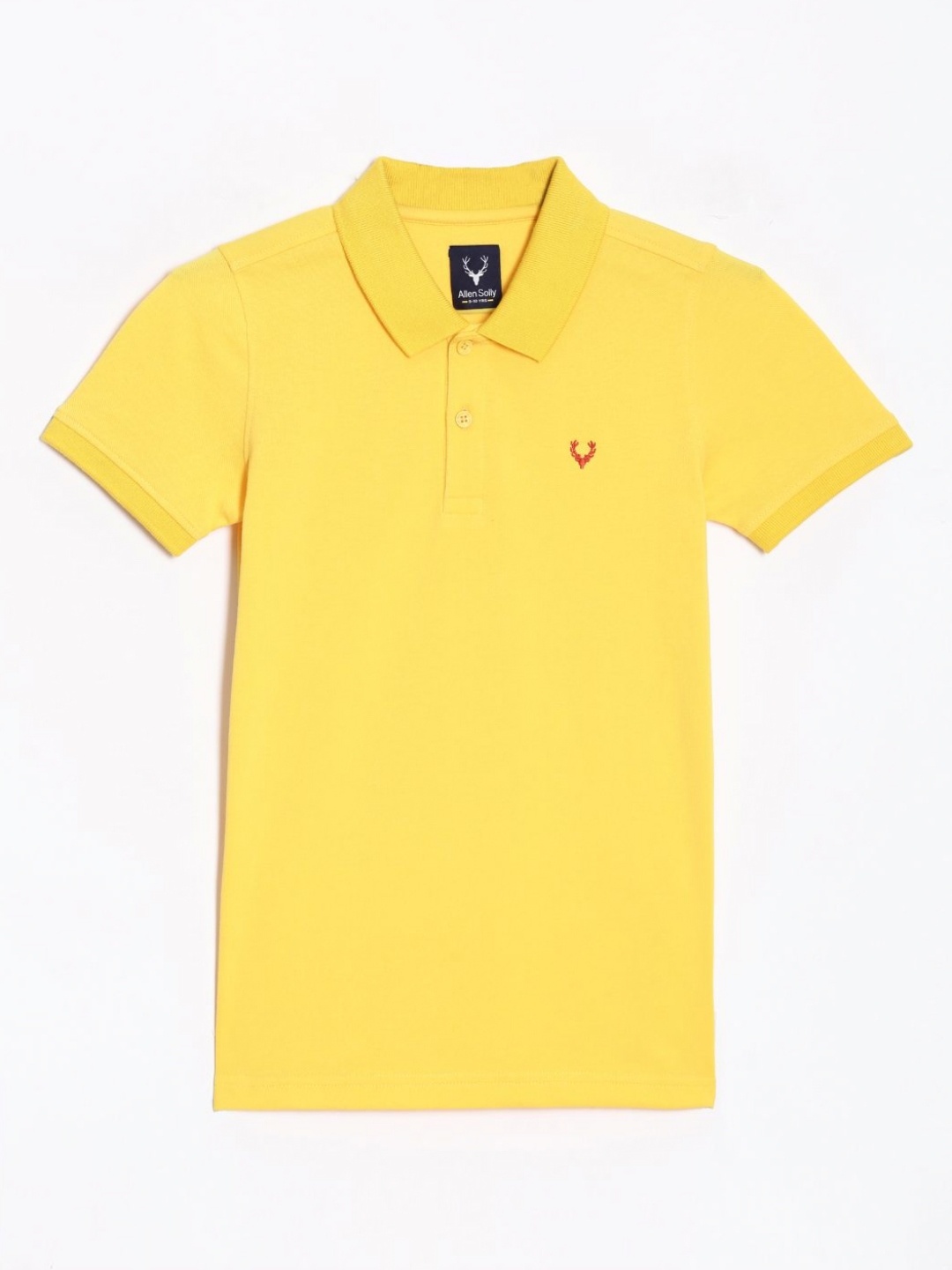 

Allen Solly Junior Boys Solid Polo Collar Cotton T-Shirt, Yellow