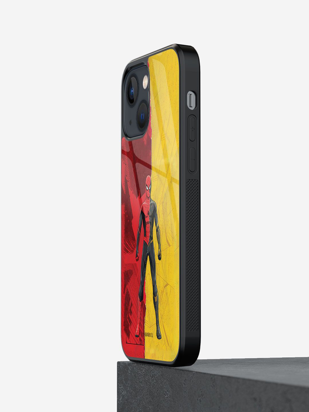 

macmerise Superhero Printed iPhone 13 Back Case Mobile Accessories, Red