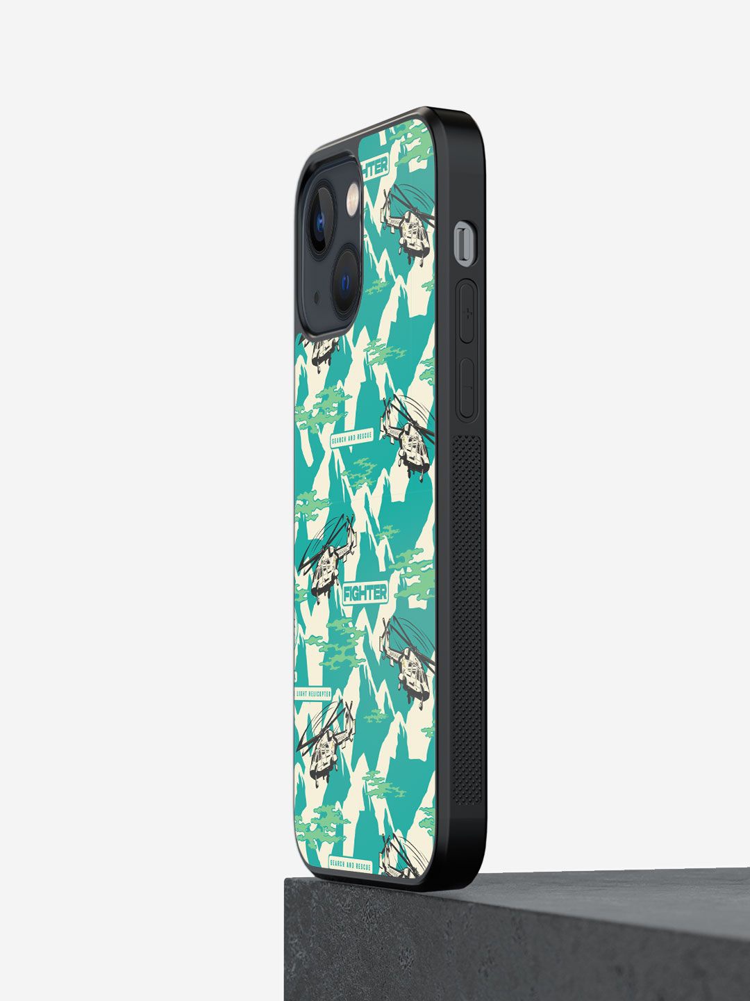 

macmerise Quirky Printed iPhone 13 Back Case Mobile Accessories, Green