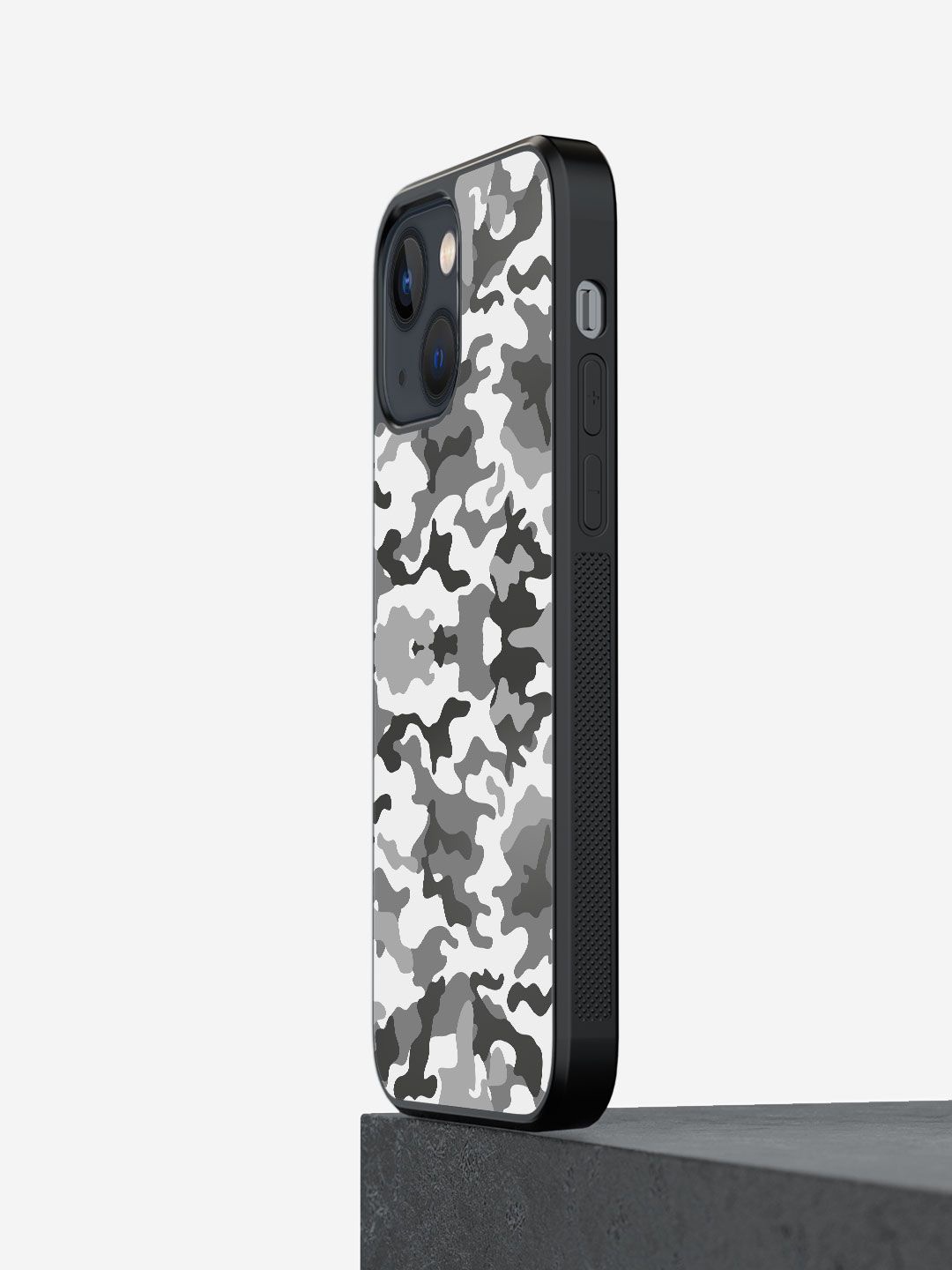 

macmerise Abstract Printed iPhone 13 Mini Back Case Mobile Accessories, Grey