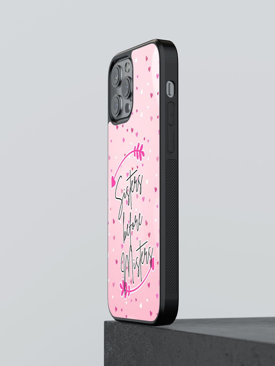 

macmerise Typography Printed iPhone 13 Pro Max Back Case Mobile Accessories, Pink