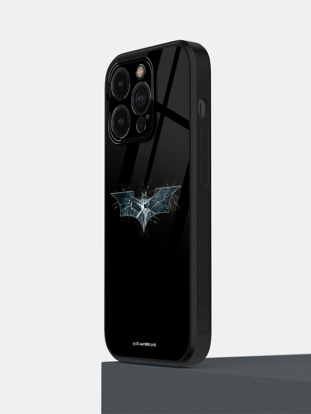 

macmerise Superhero Printed iPhone 14 Pro Back Case Mobile Accessories, Black