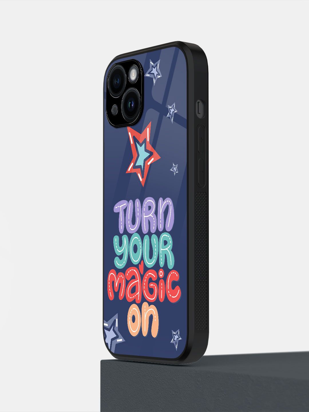 

macmerise Typography Printed iPhone 14 Back Case Mobile Accessories, Purple