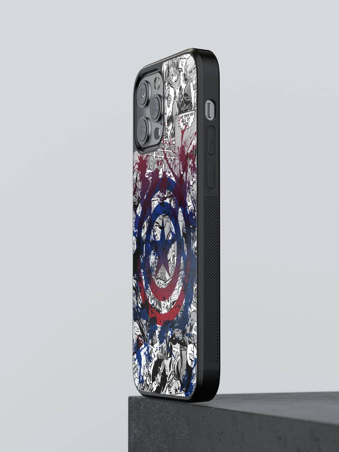 

macmerise Superhero Printed iPhone 13 Pro Max Back Case Mobile Accessories, White
