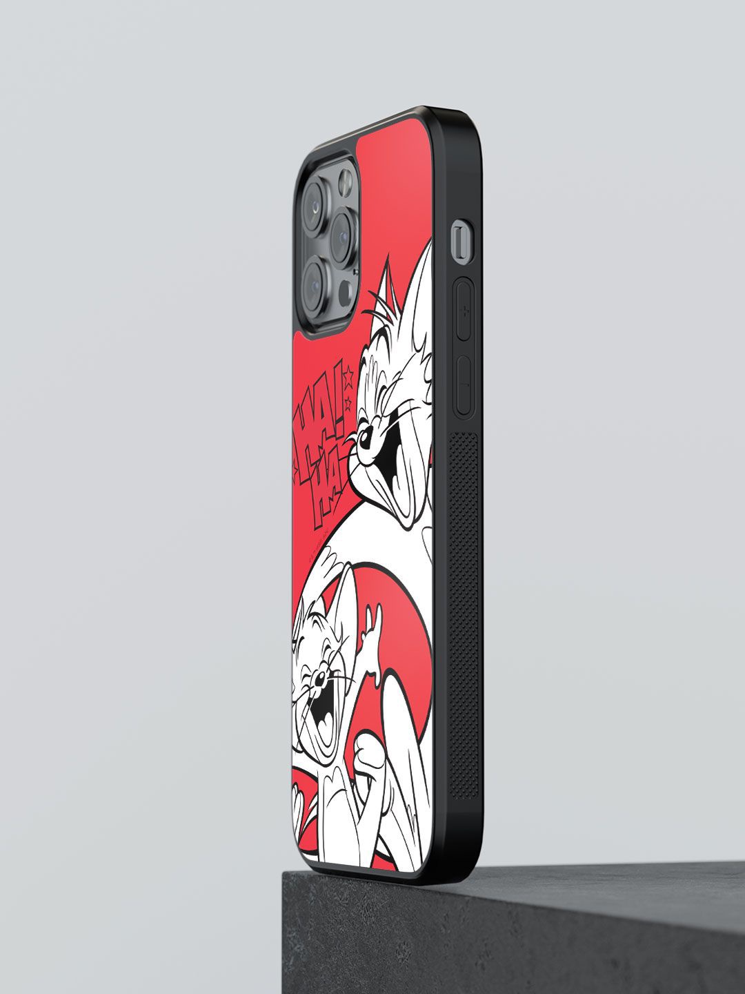 

macmerise Cartoon Characters Printed iPhone 13 Pro Back Case Mobile Accessories, Red