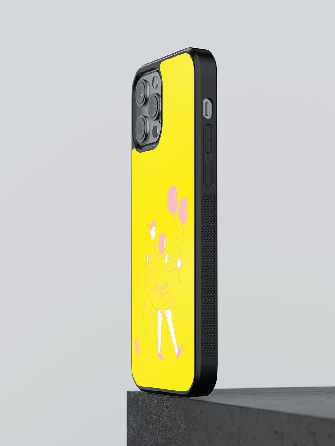 

macmerise Typography Printed iPhone 13 Pro Max Back Case Mobile Accessories, Yellow