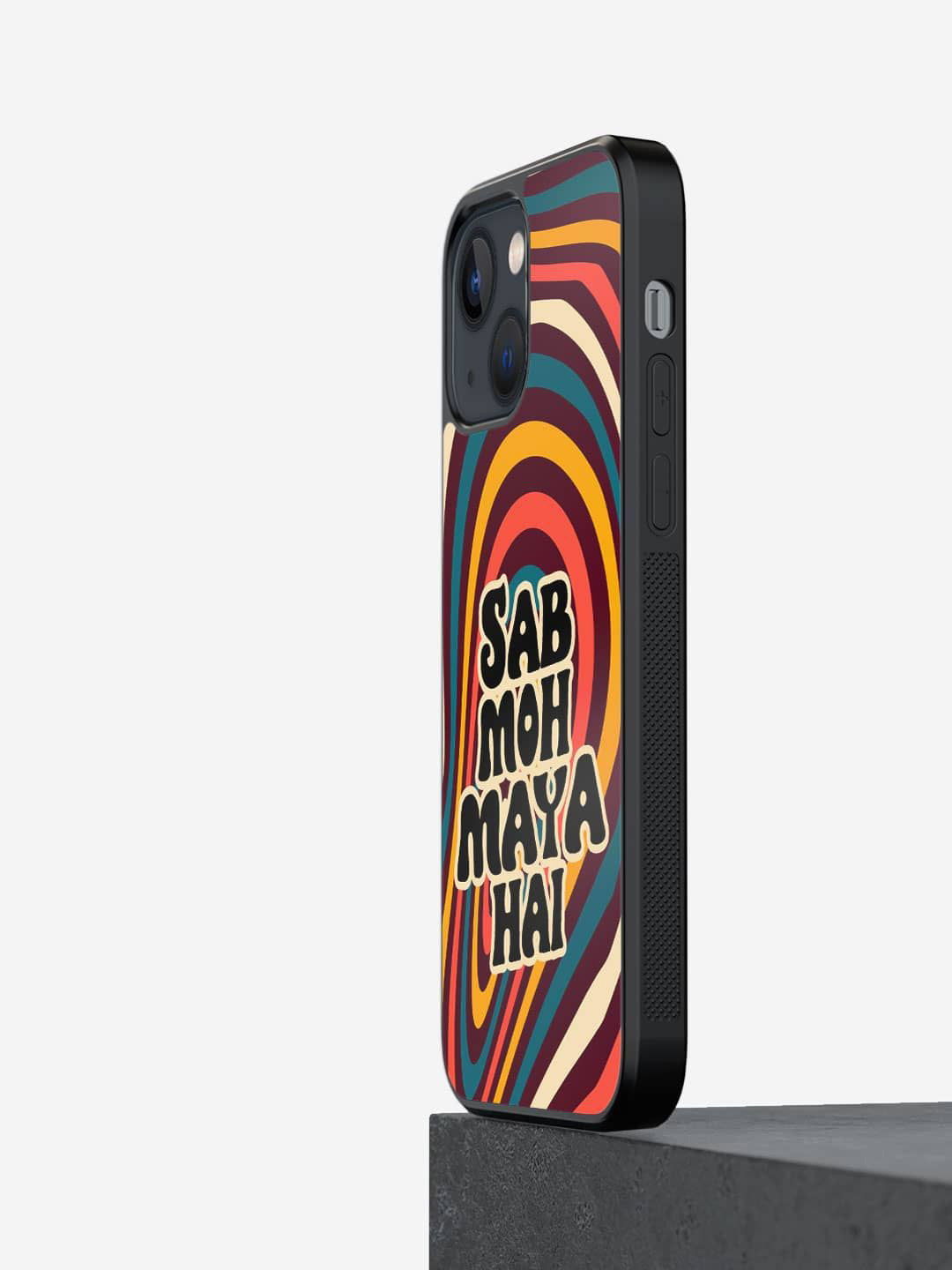 

macmerise Typography Printed iPhone 13 Back Case Mobile Accessories, Blue