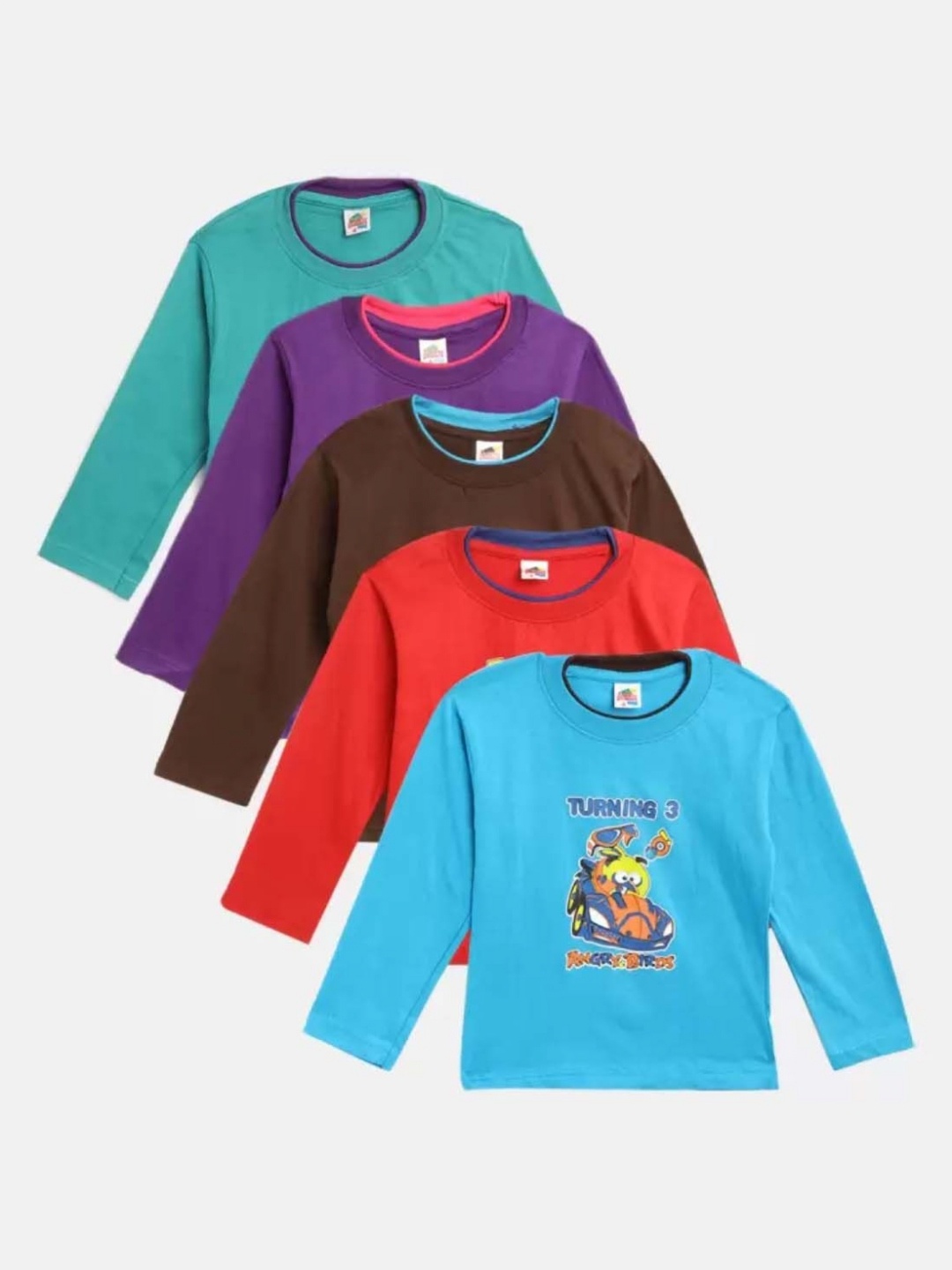 

BAESD Kids 5 Printed Applique T-shirt, Multi