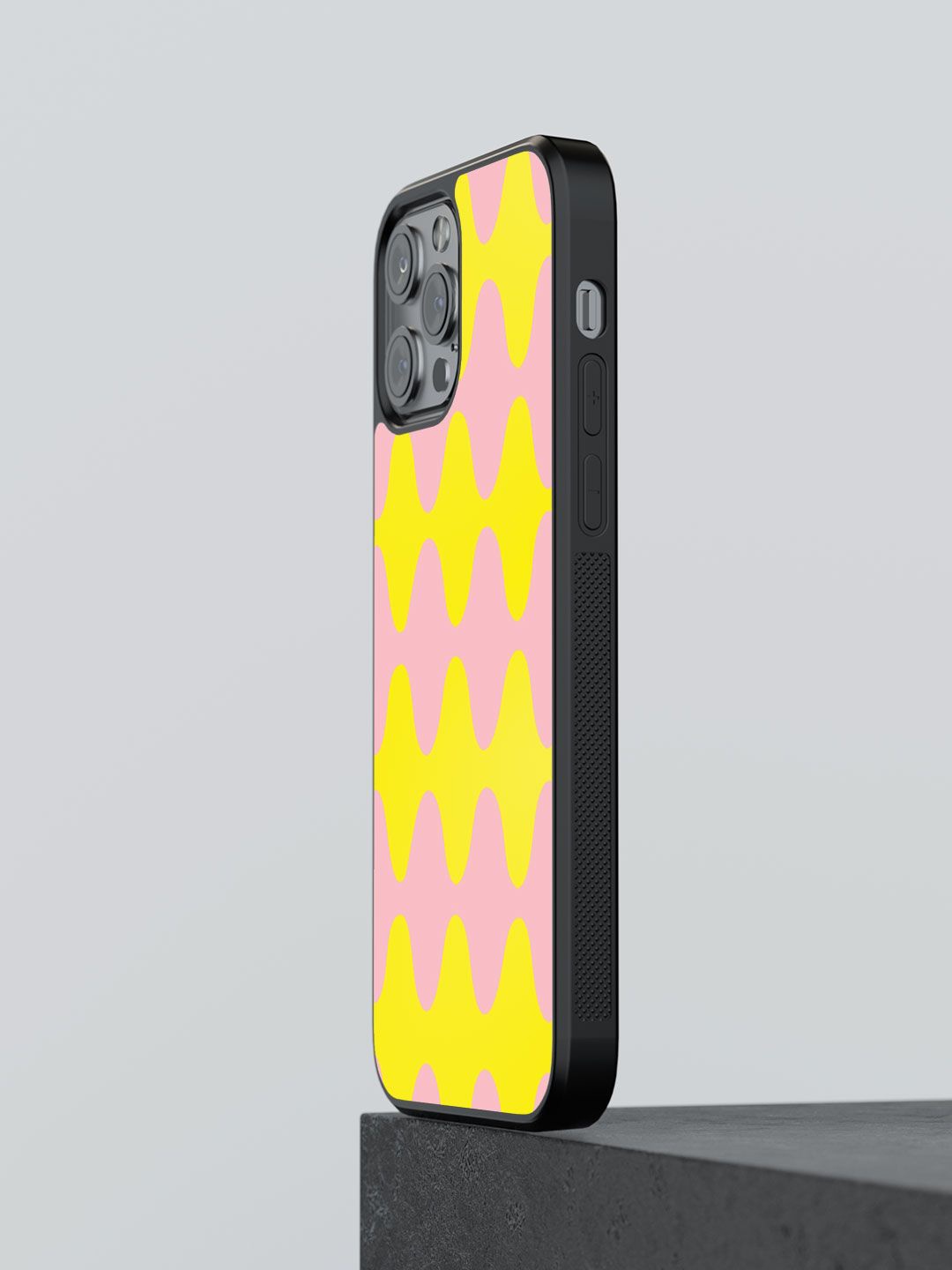 

macmerise Quirky Printed iPhone 13 Pro Back Case Mobile Accessories, Yellow