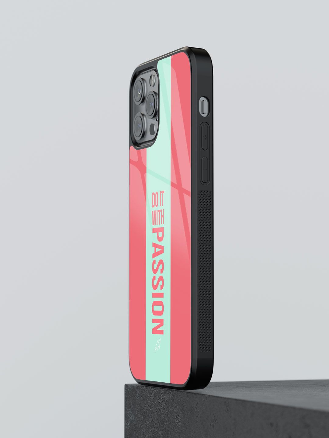

macmerise Typography Printed iPhone 13 Pro Max Back Case Mobile Accessories, Peach