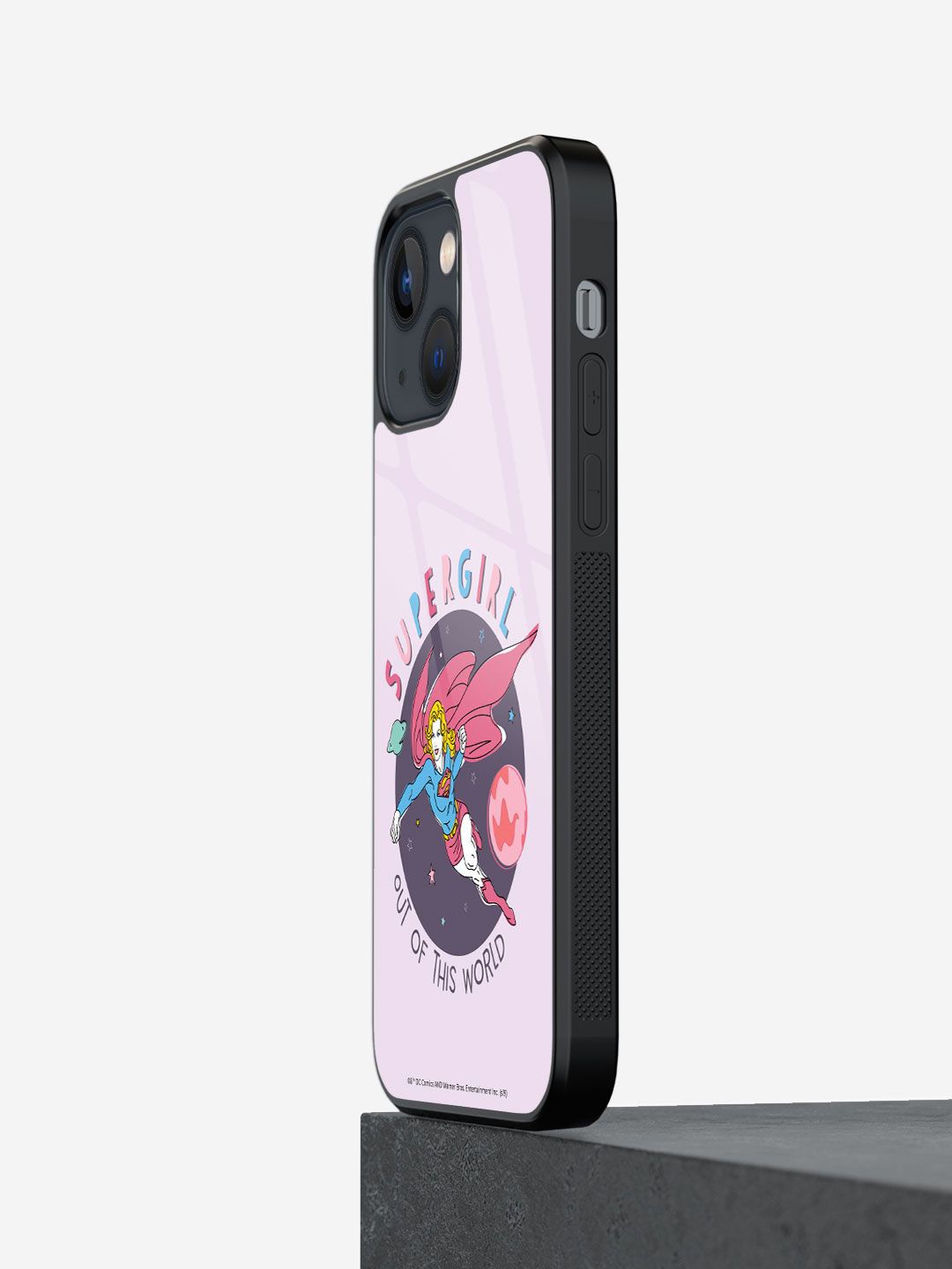 

macmerise Superhero Printed iPhone 13 Back Case Mobile Accessories, Pink