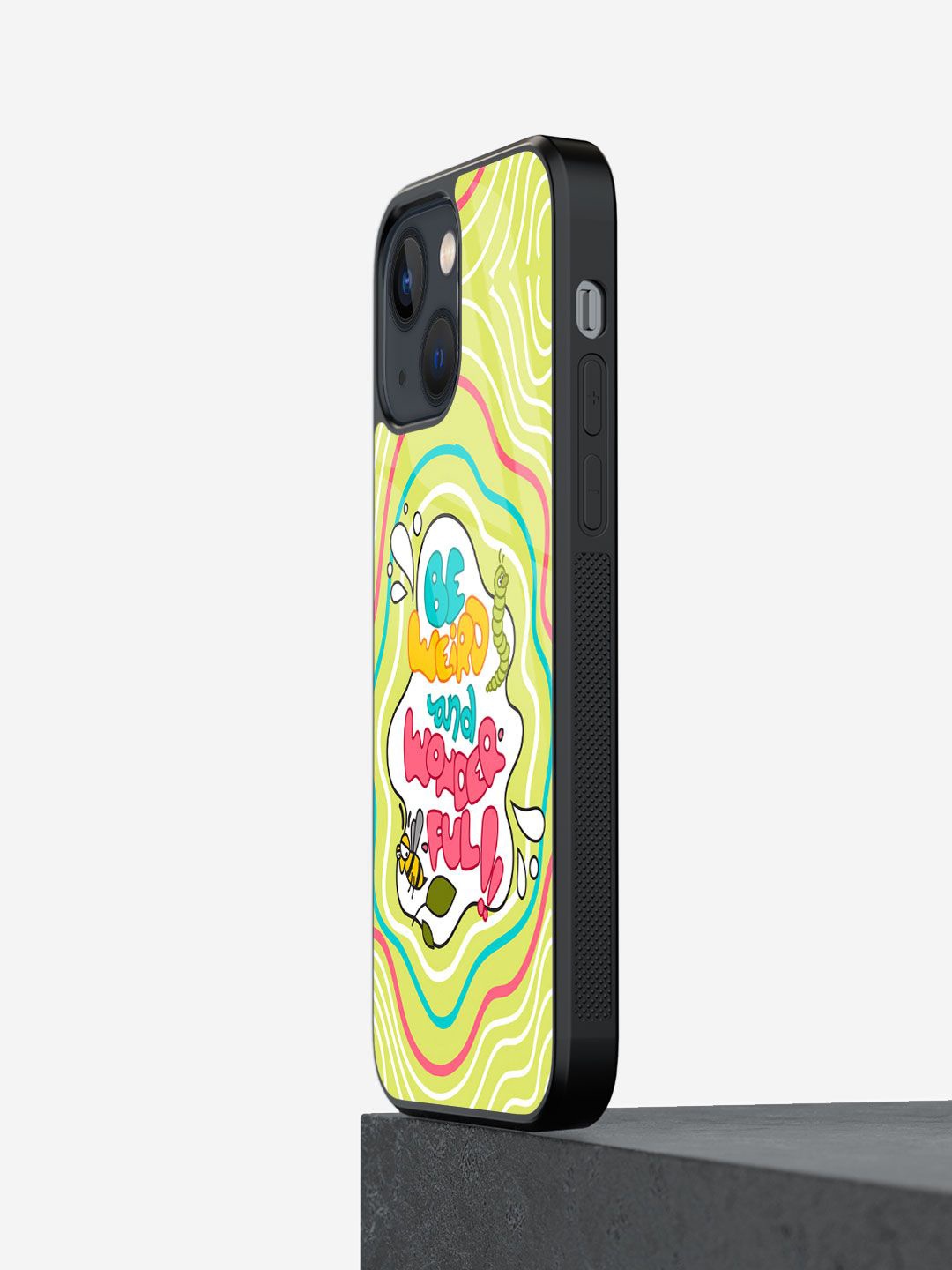 

macmerise Typography Printed iPhone 13 Back Case Mobile Accessories, Yellow