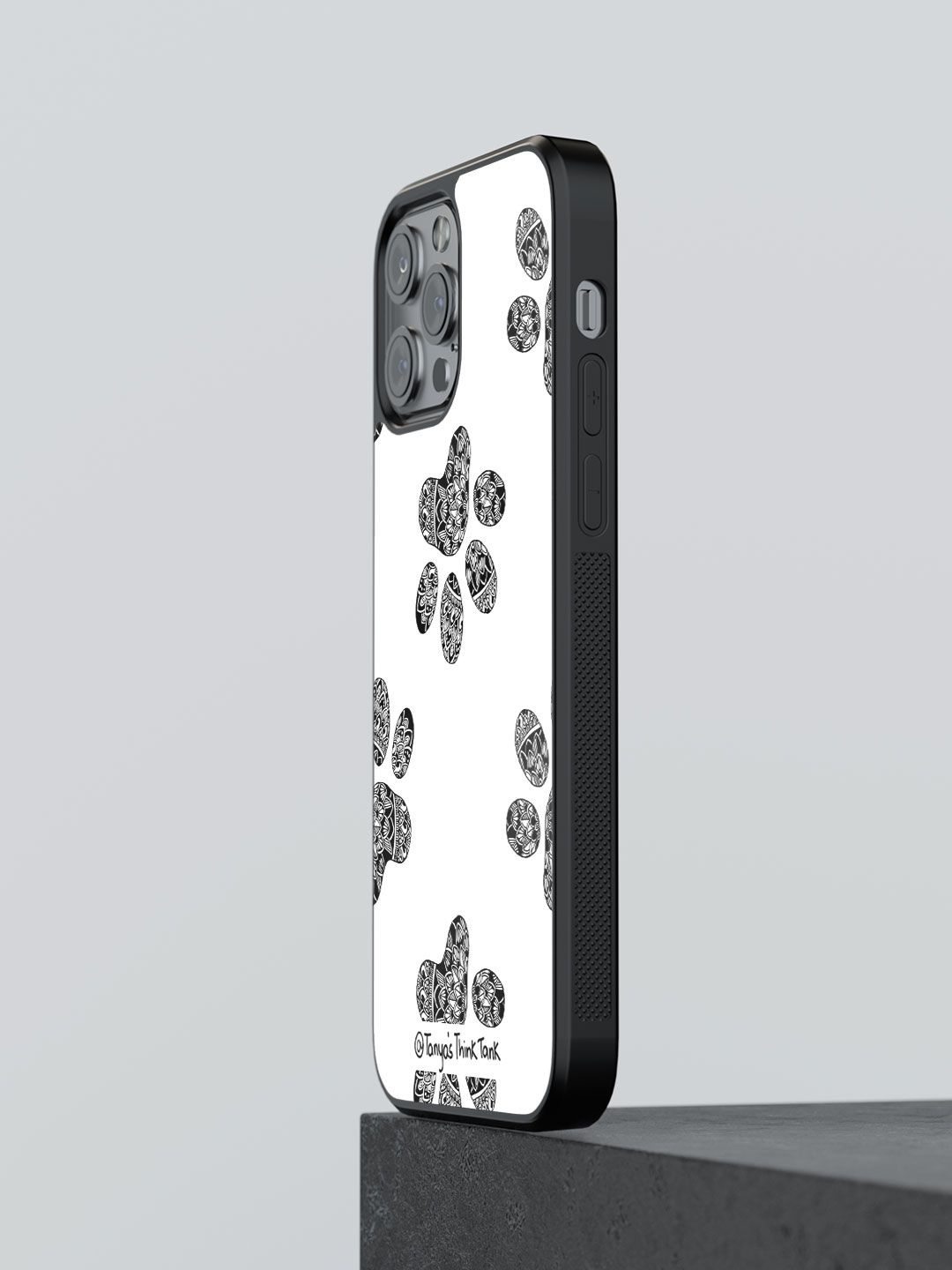 

macmerise Tropical Printed iPhone 13 Pro Max Back Case Mobile Accessories, White