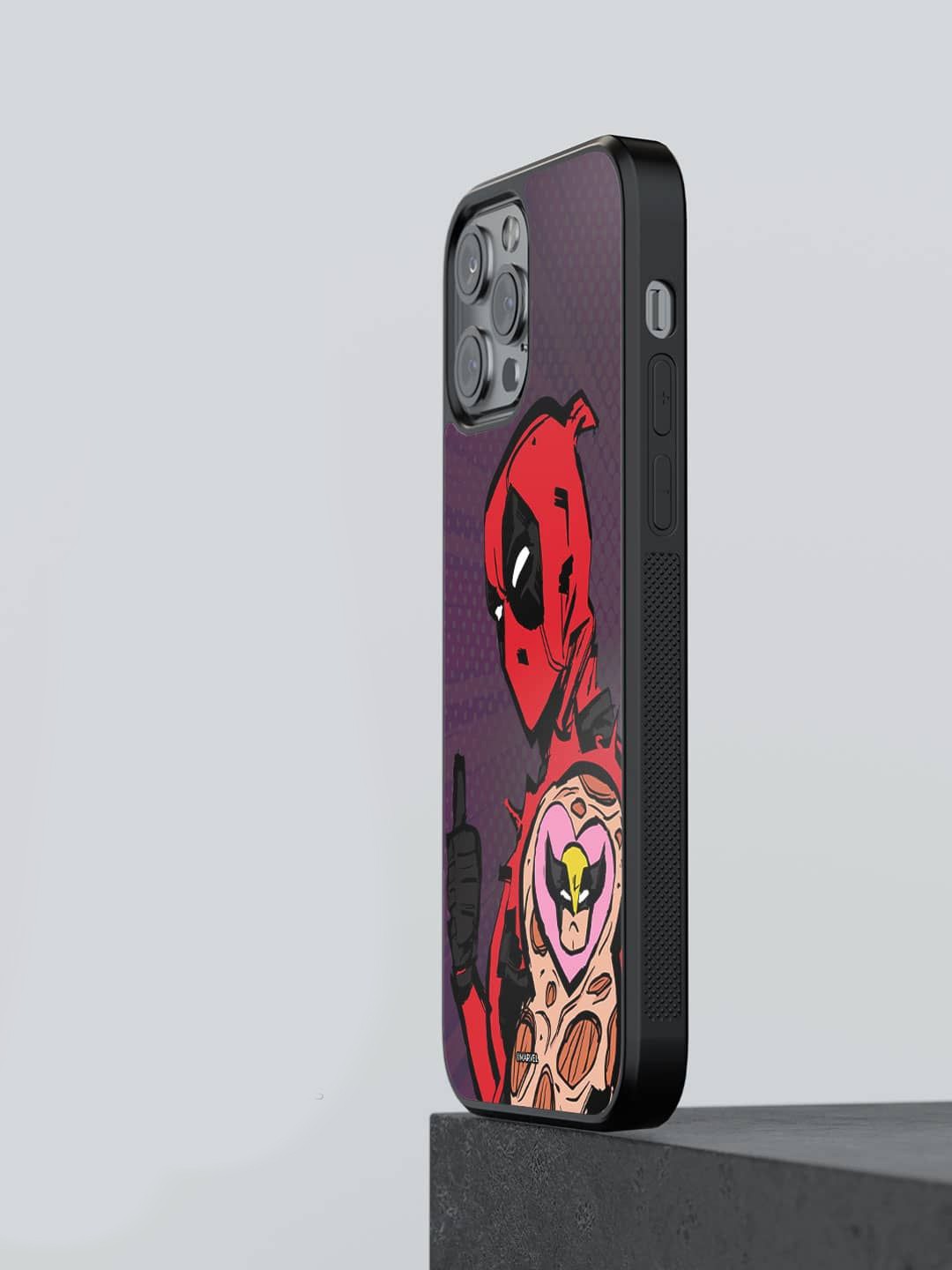 

macmerise Superhero Printed iPhone 13 Pro Back Case Mobile Accessories, Purple