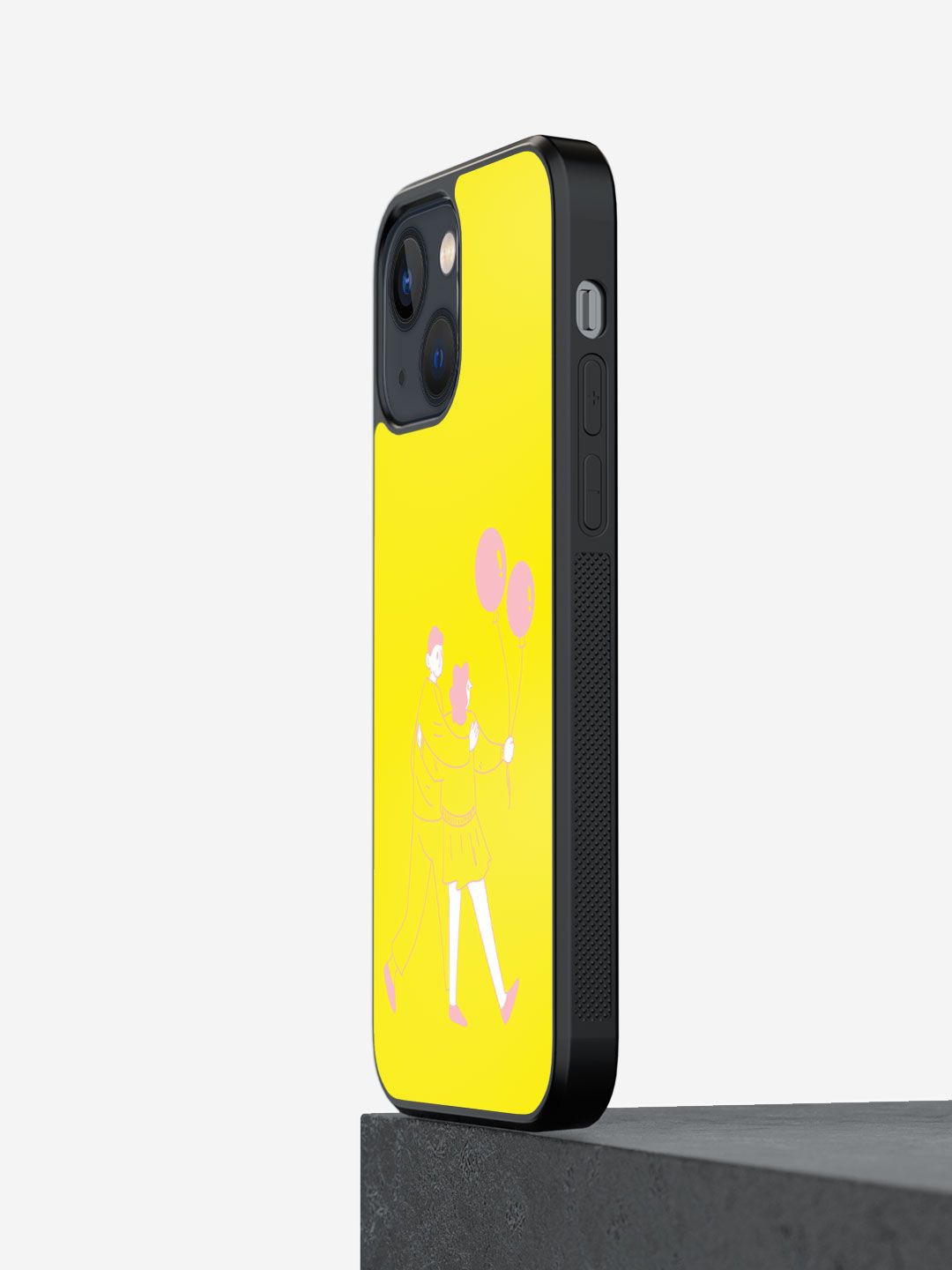 

macmerise Abstract Printed iPhone 13 Mini Back Case Mobile Accessories, Yellow