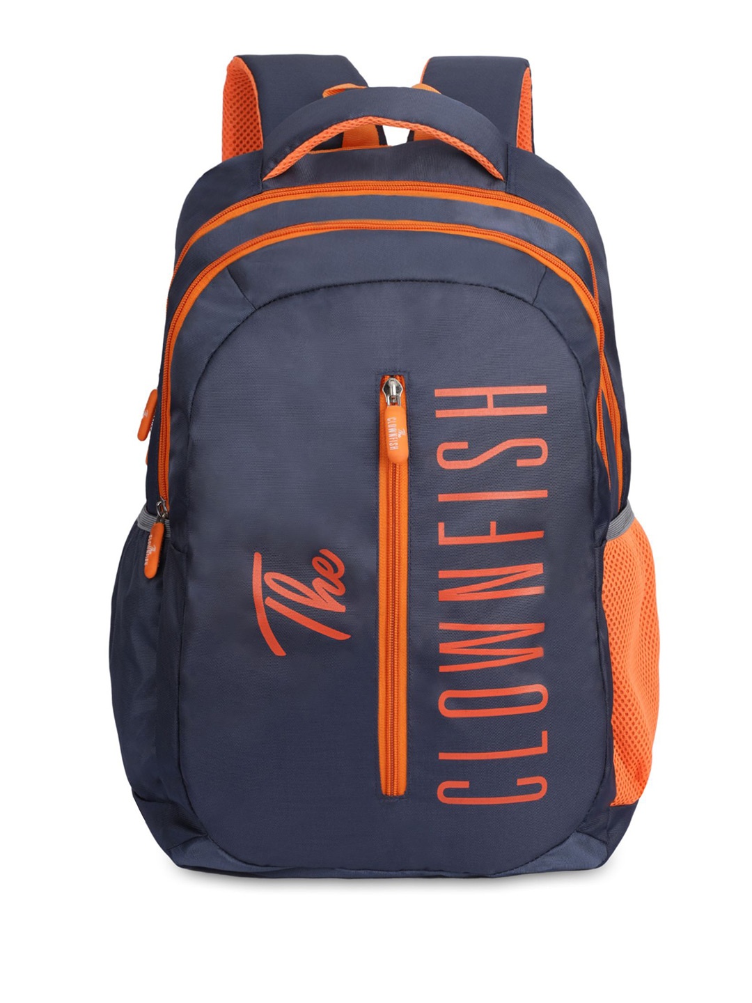 

THE CLOWNFISH Unisex Brand Logo Backpack, Blue