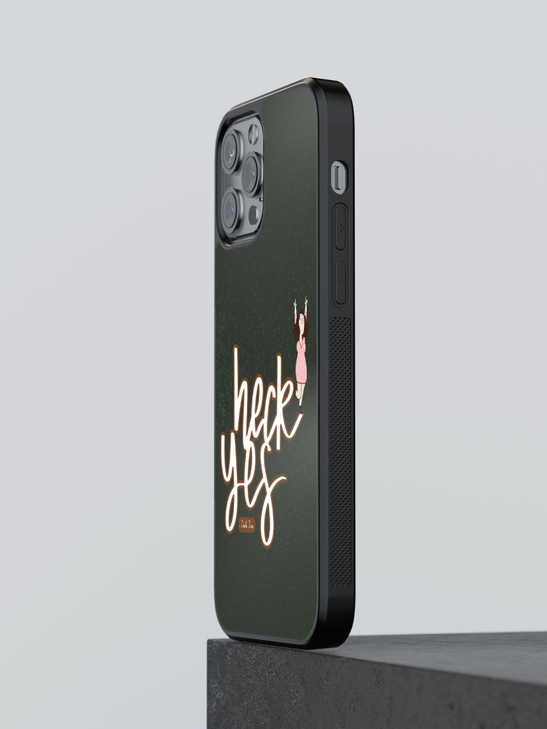 

macmerise Typography Printed iPhone 13 Pro Max Back Case Mobile Accessories, Grey