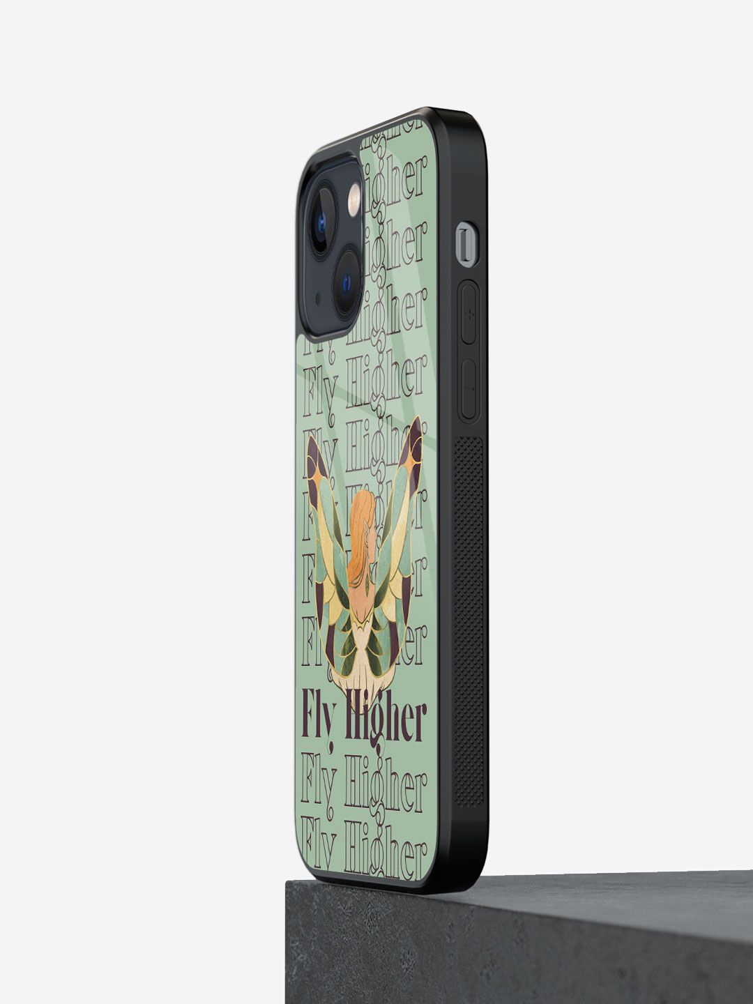 

macmerise Quirky Printed iPhone 13 Back Case Mobile Accessories, Green