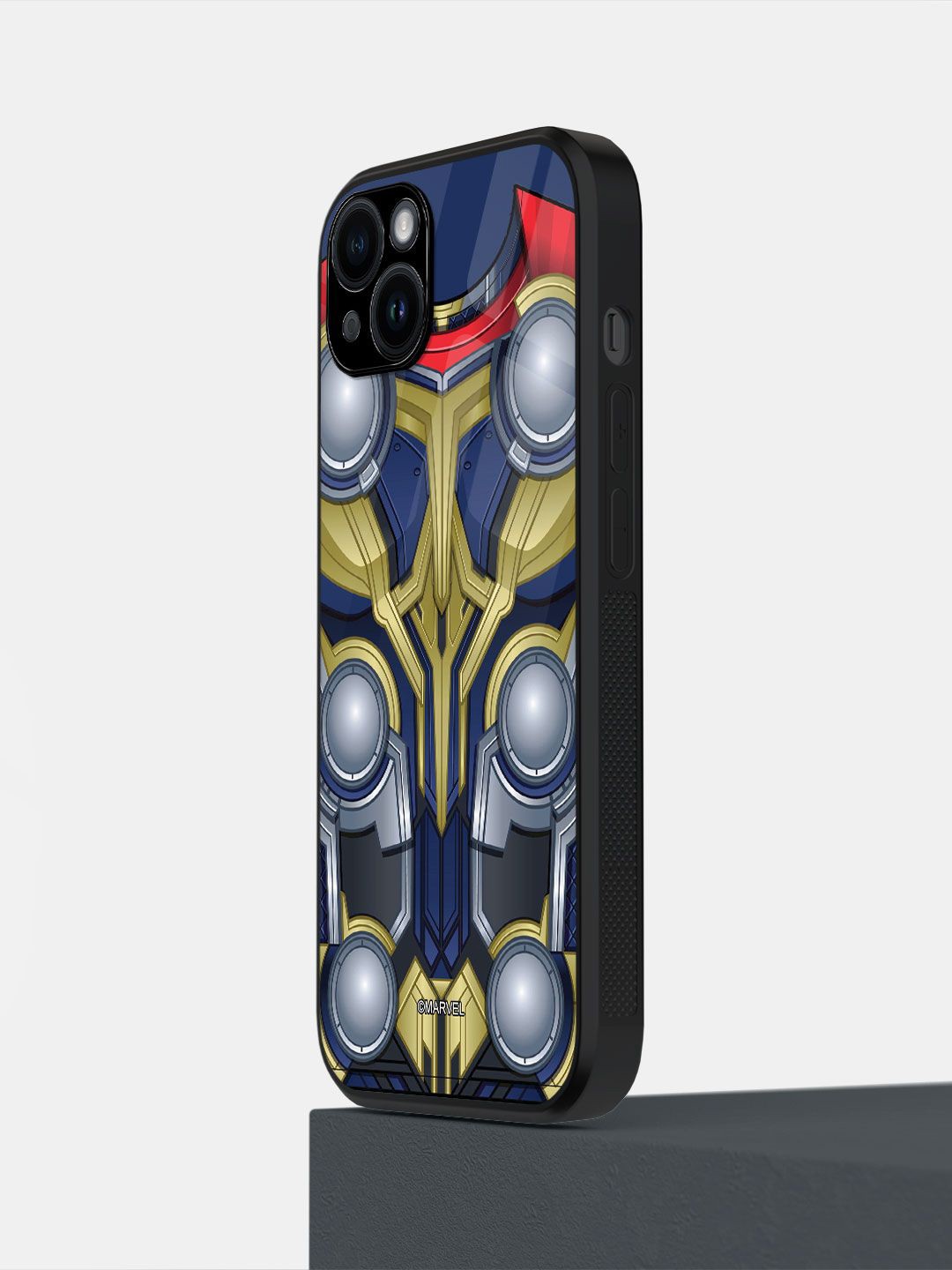 

macmerise Abstract Printed iPhone 14 Plus Back Case Mobile Accessories, Grey melange