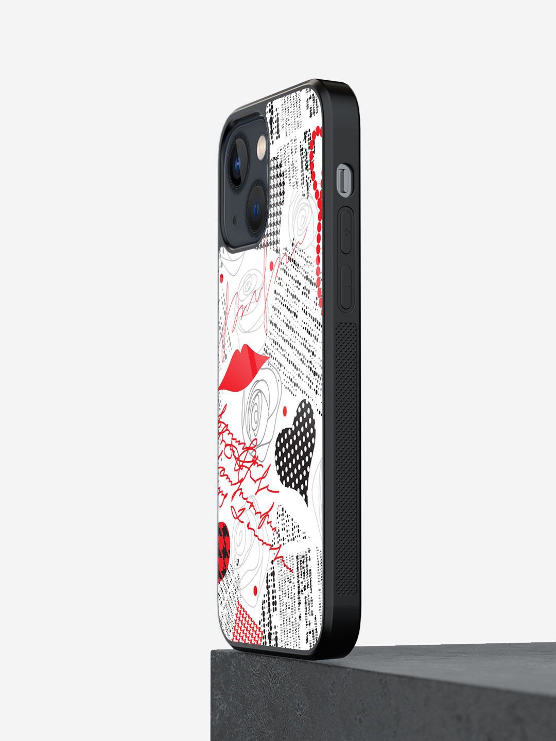 

macmerise Typography Printed iPhone 13 Mini Back Case Mobile Accessories, White