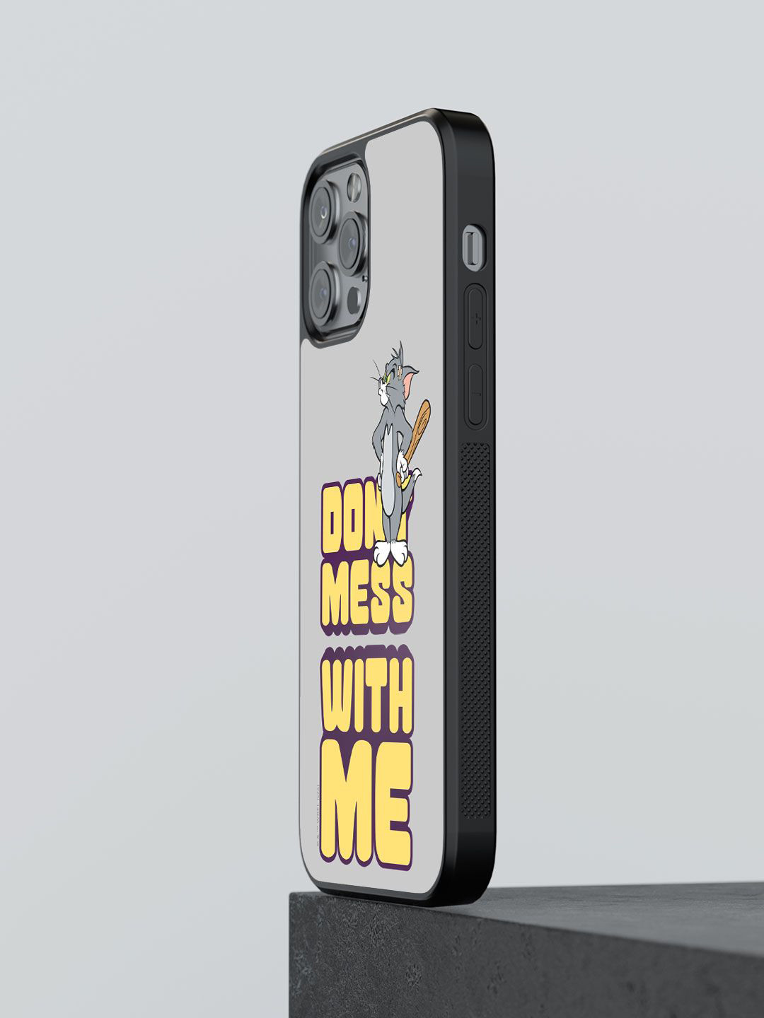 

macmerise Cartoon Characters Printed iPhone 13 Pro Max Back Case Mobile Accessories, Grey