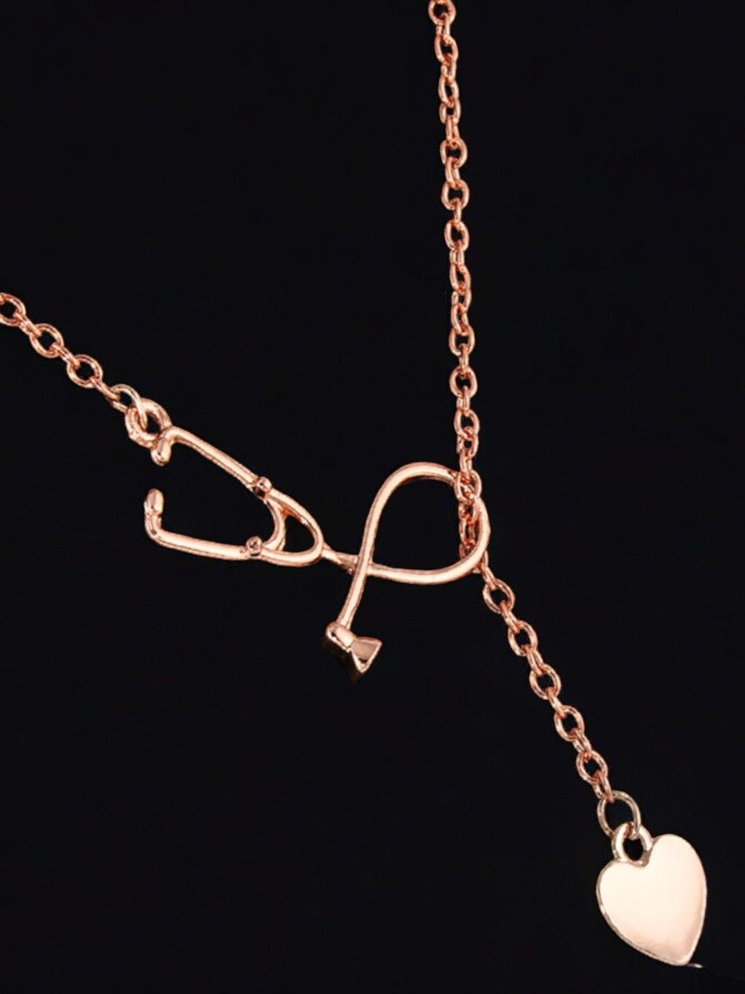 

fabula Love Doctor Lariat Fashion Necklace, Gold