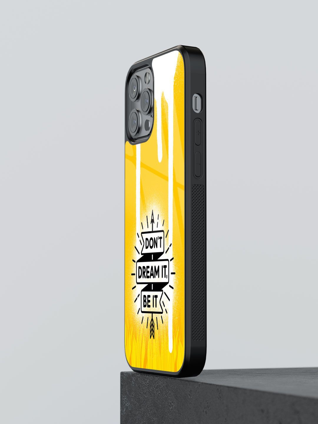

macmerise Typography Printed iPhone 13 Pro Back Case Mobile Accessories, White